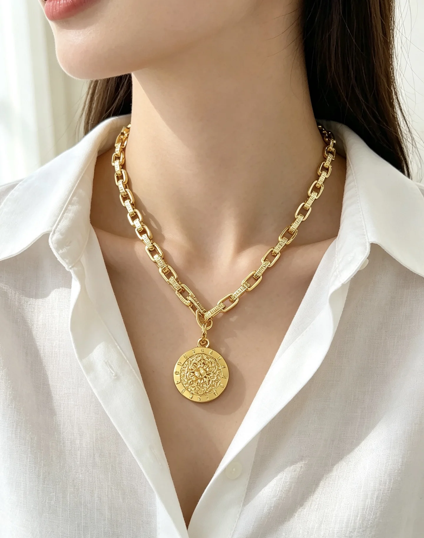 BVLGARI Necklaces 18K Gold 60CM A35202608050046 - Image 8