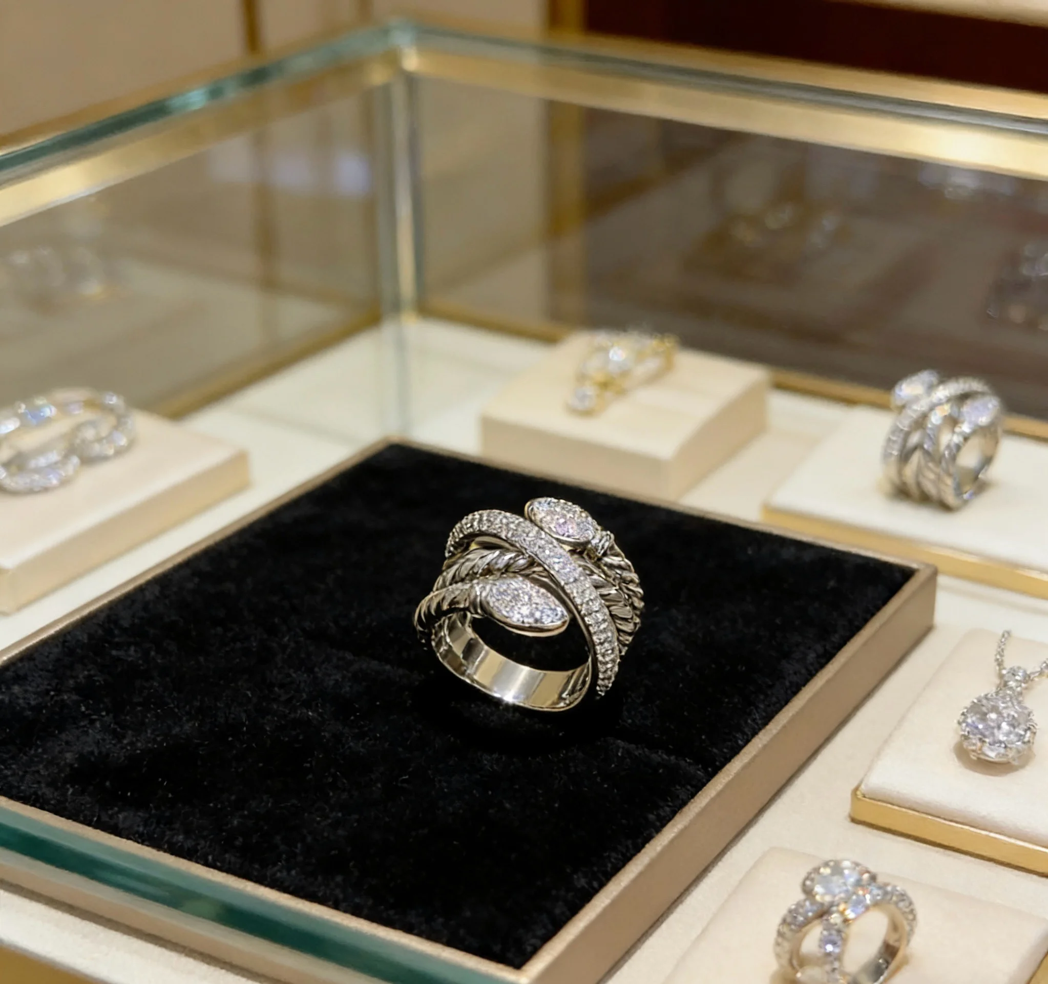 BVLGARI Rings Rose Gold Diamond 7-9 A05202608050257 - Image 7
