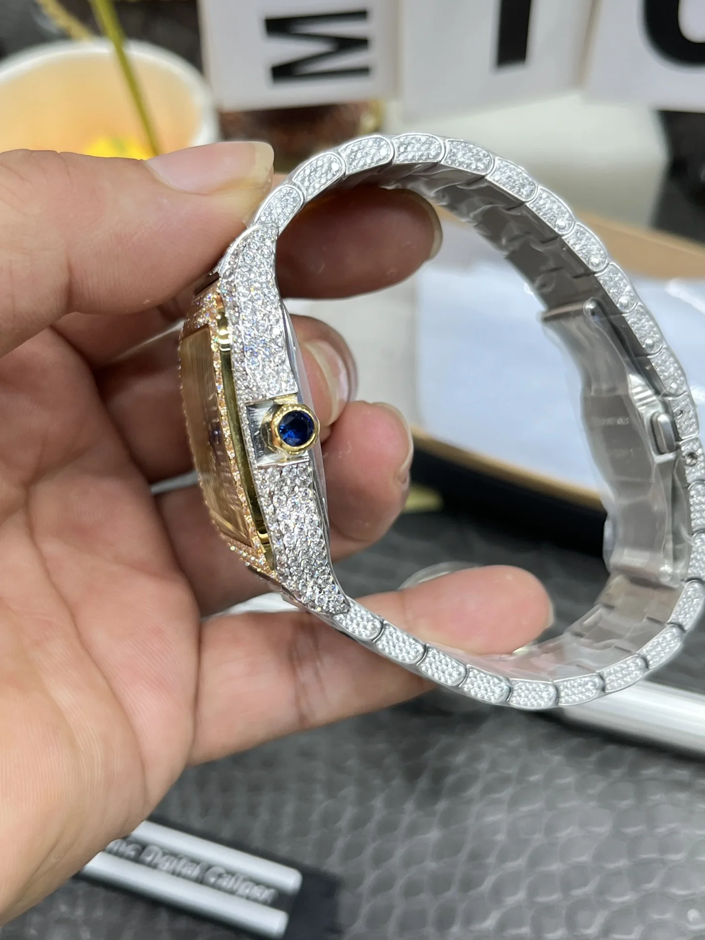 CARTIER Santos Automatic (Gold Dial) 40mm C250202608050090 - Image 4