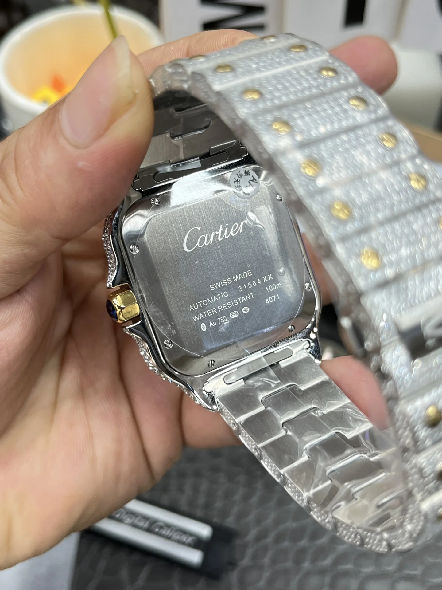 CARTIER Santos Automatic (Gold Dial) 40mm C250202608050090 - Image 5