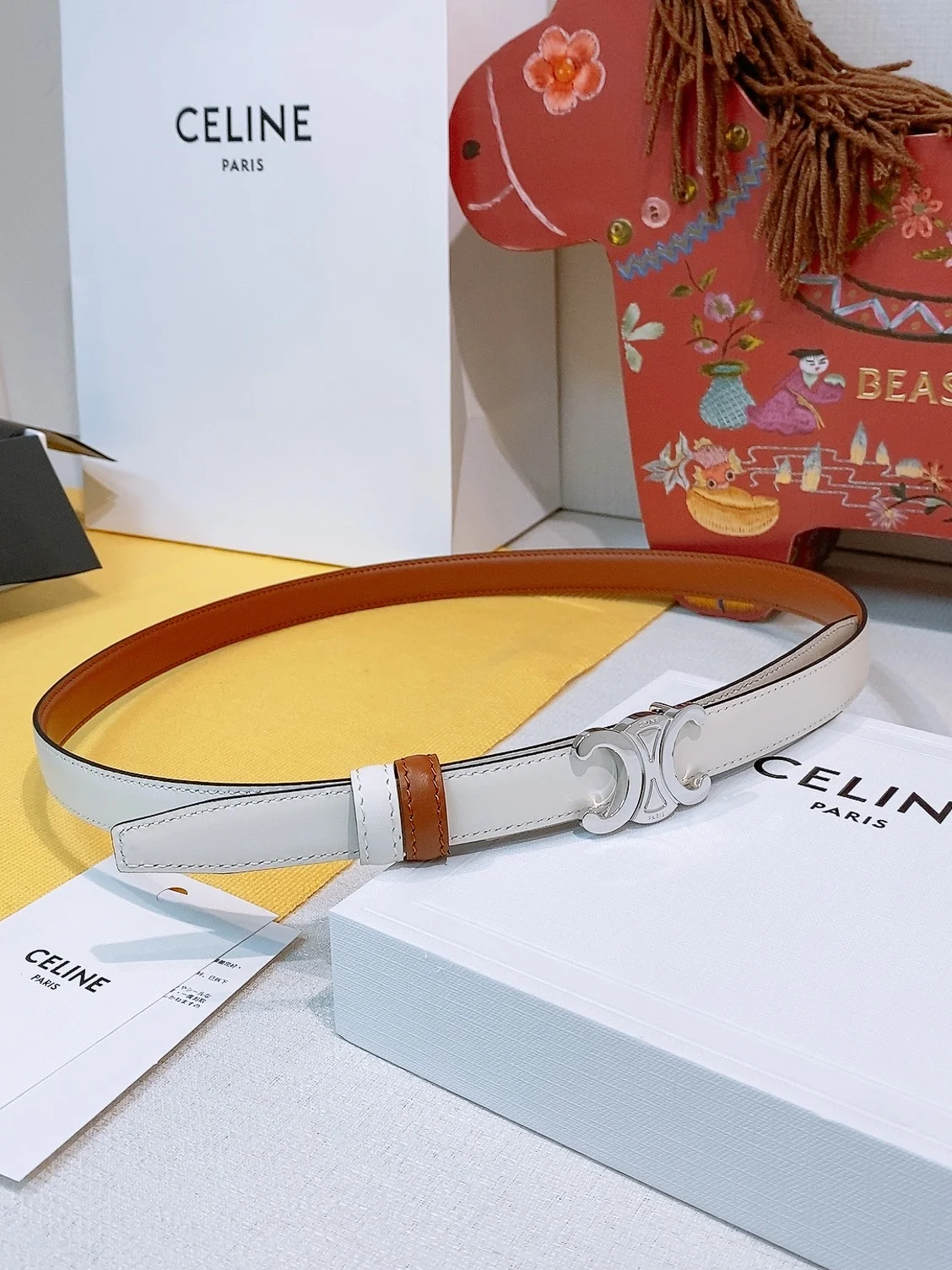 CELINE Belts Leather One Size A60202608050432