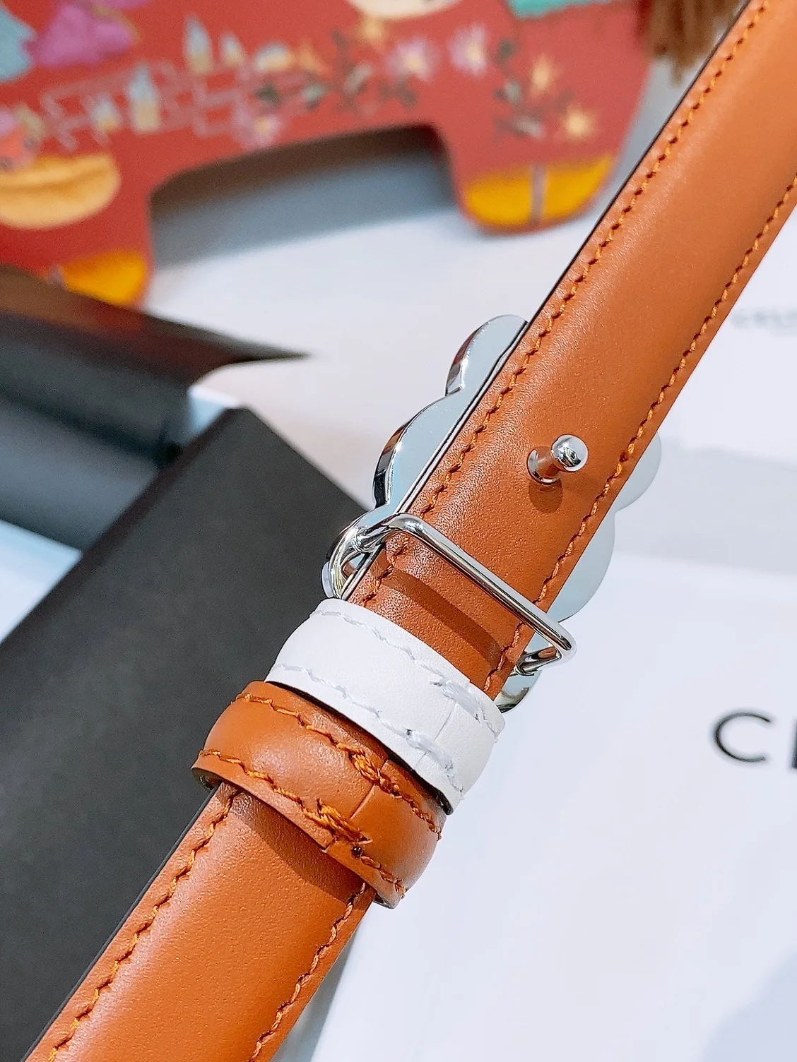 CELINE Belts Leather One Size A60202608050432 - Image 5
