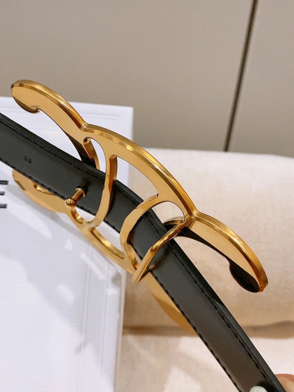 CELINE Belts Taurillon Leather 25cm Width B20202608050032 - Image 10
