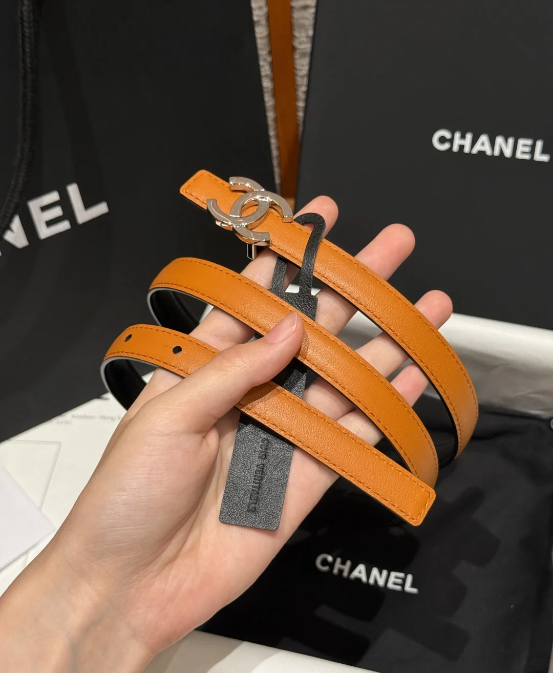 CHANEL Belts 1.5cm Width A50202608050049 - Image 2