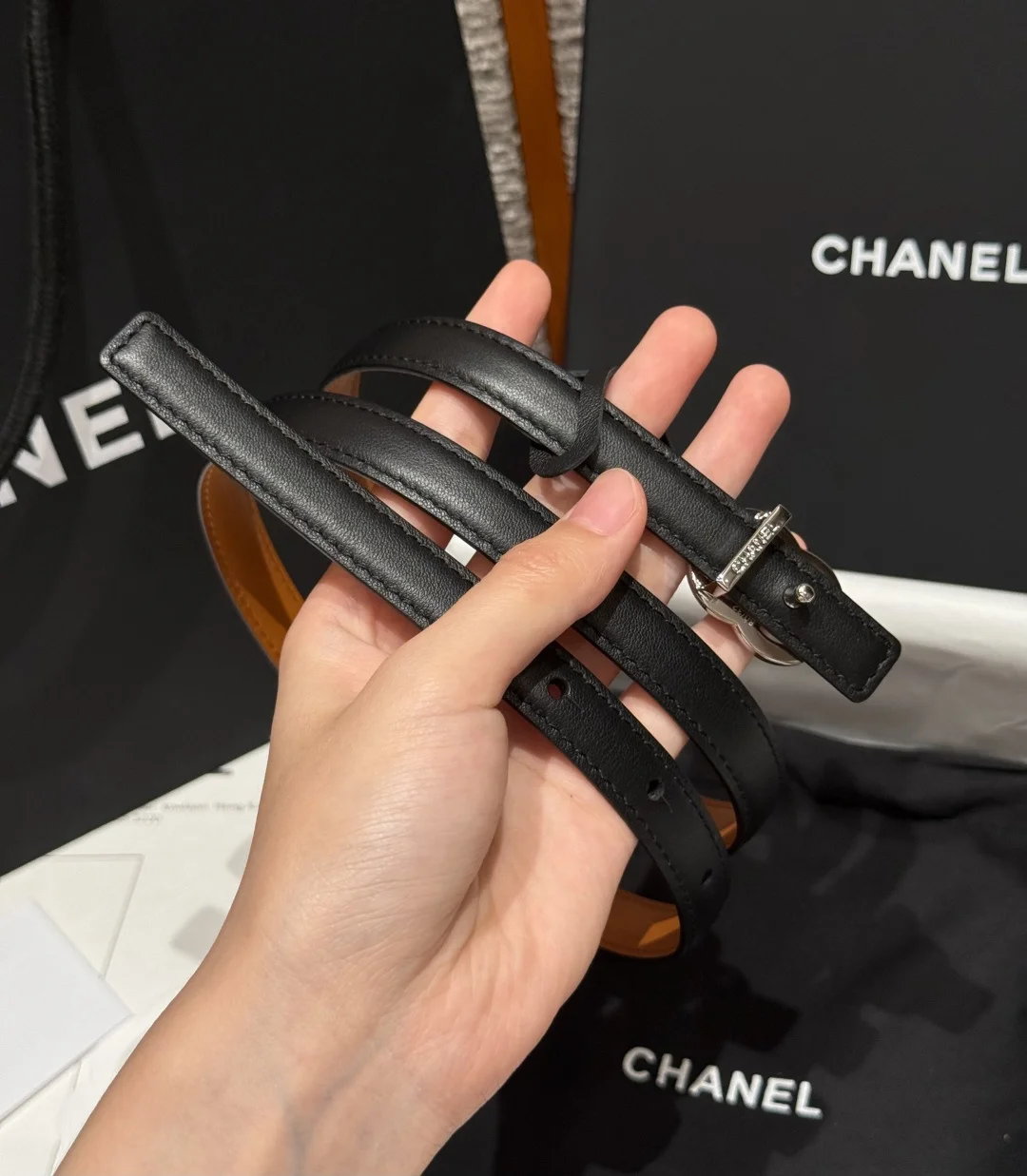 CHANEL Belts 1.5cm Width A50202608050049 - Image 3