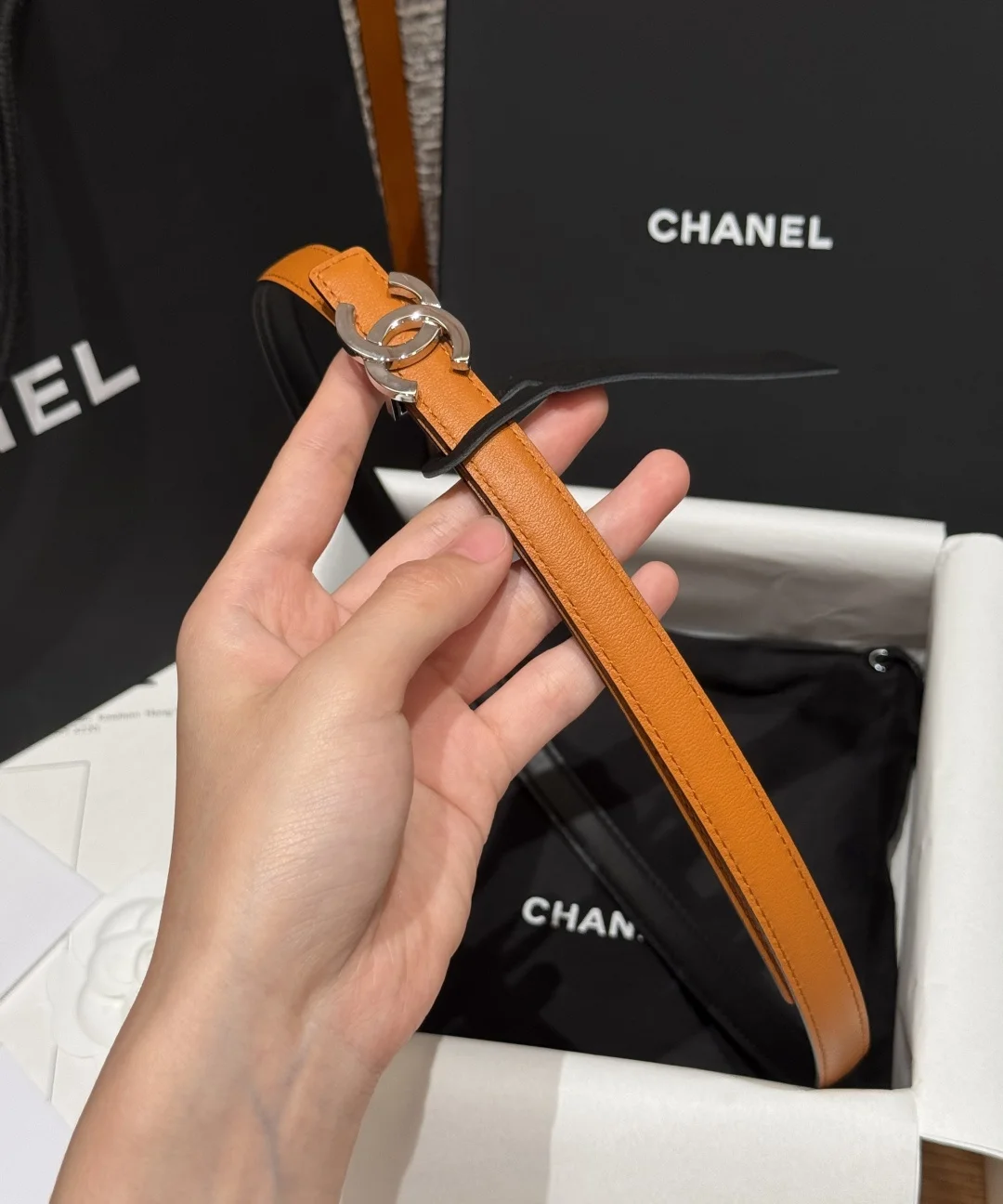 CHANEL Belts 1.5cm Width A50202608050049 - Image 4