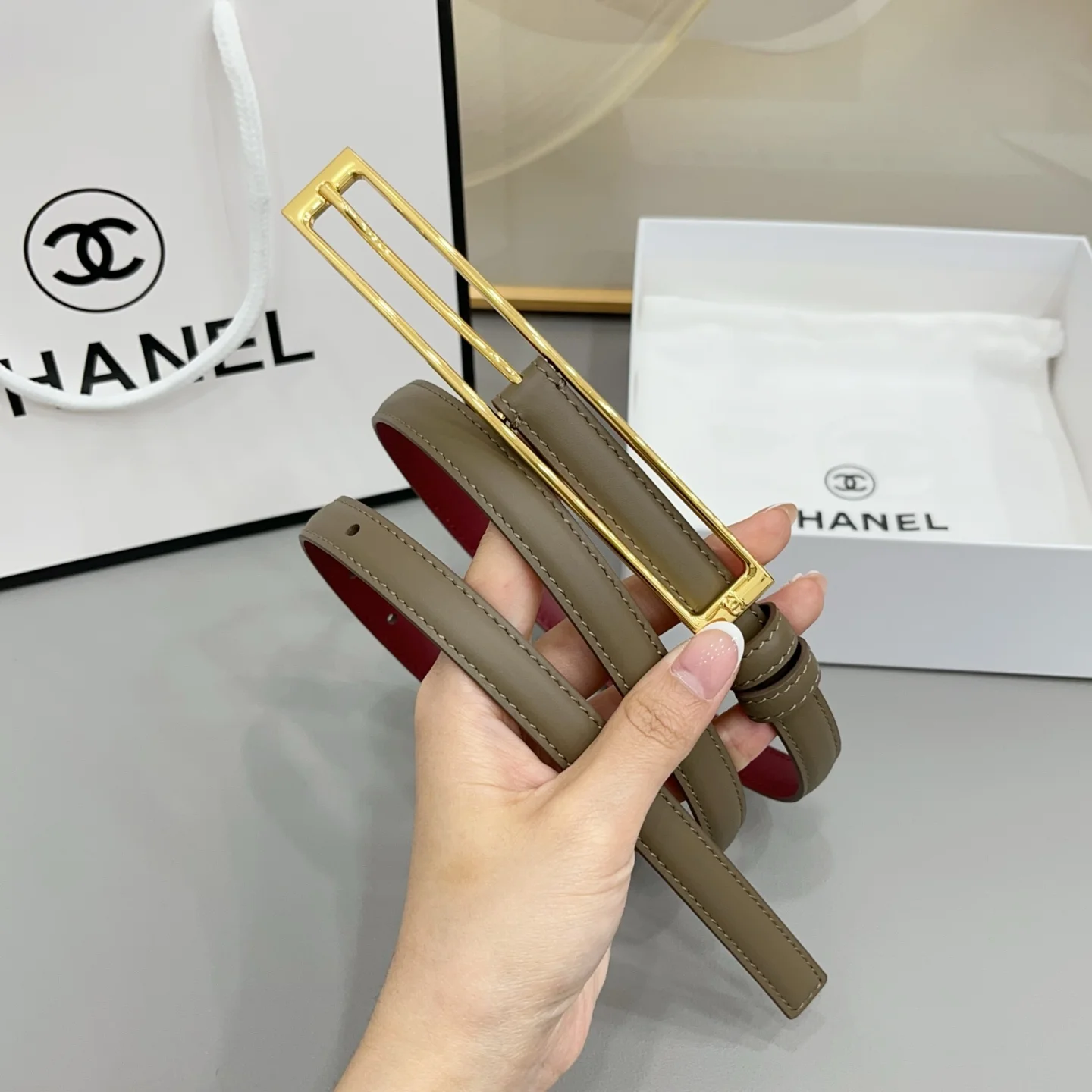 CHANEL Belts 15cm Width A70202608050719 - Image 2
