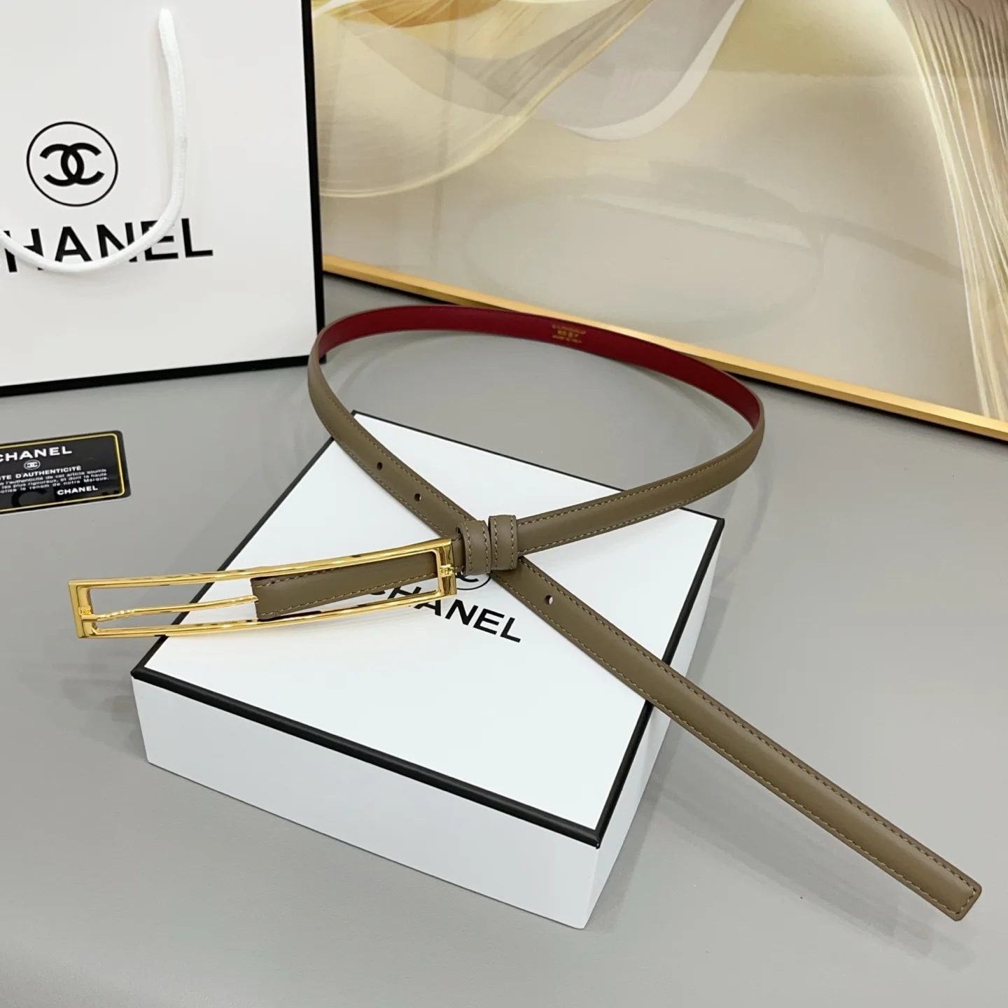 CHANEL Belts 15cm Width A70202608050719 - Image 3