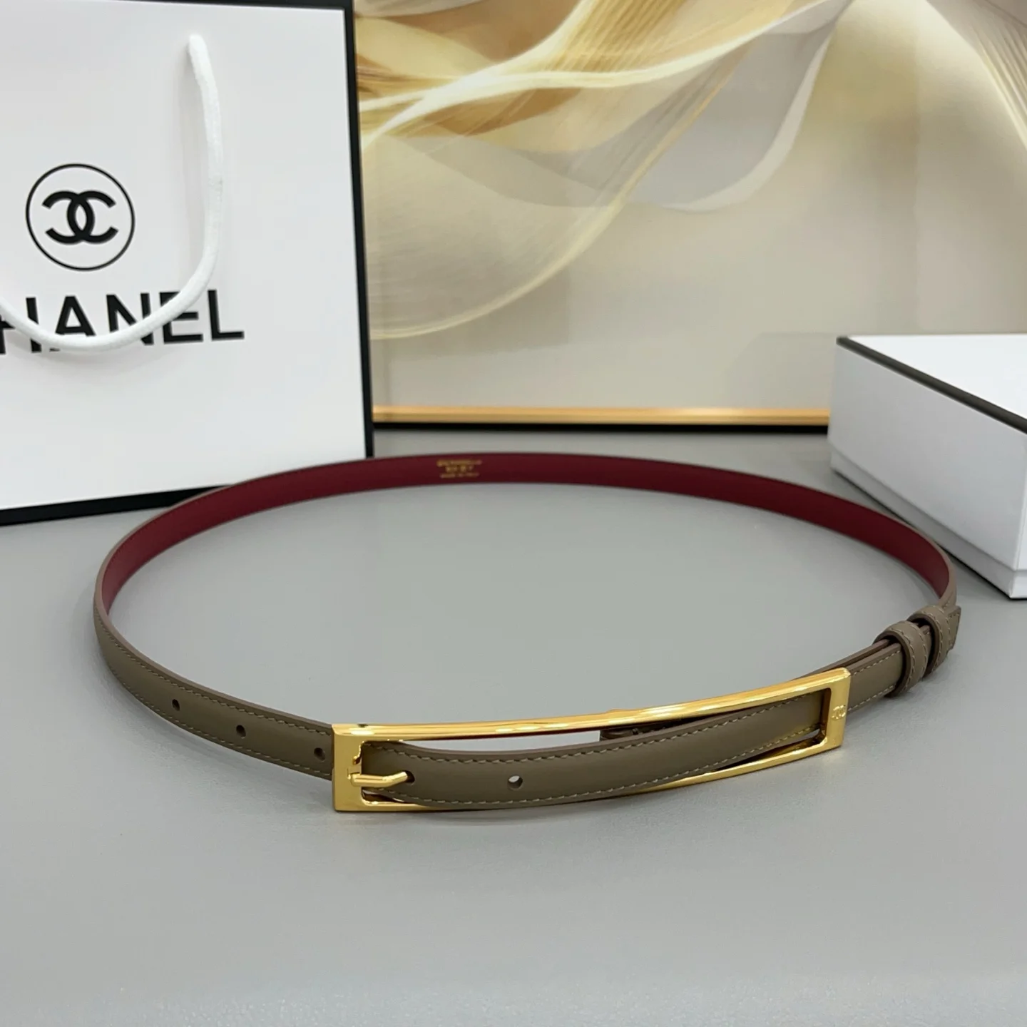 CHANEL Belts 15cm Width A70202608050719 - Image 4