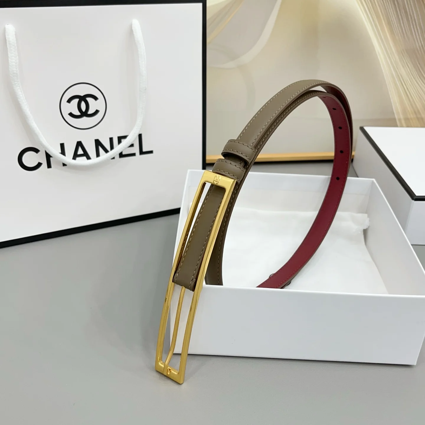 CHANEL Belts 15cm Width A70202608050719 - Image 7