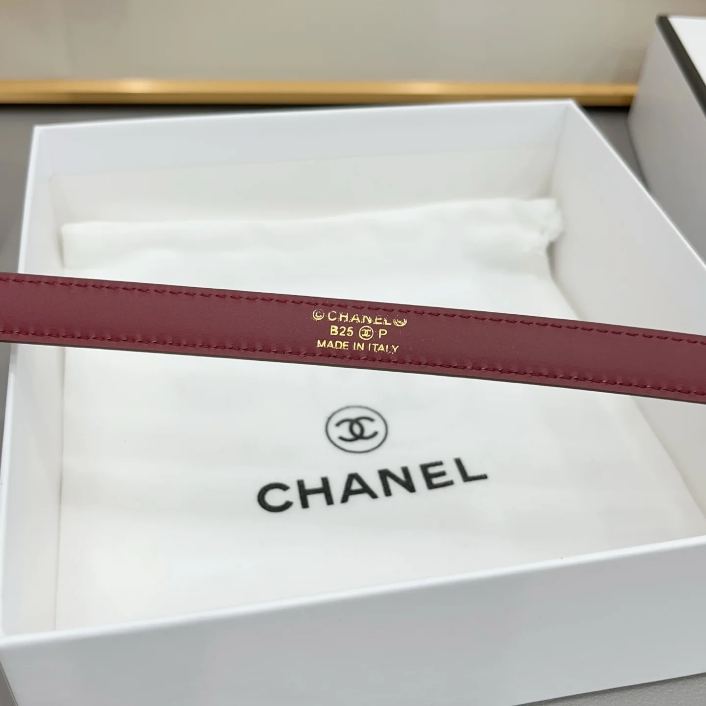 CHANEL Belts 15cm Width A70202608050719 - Image 8