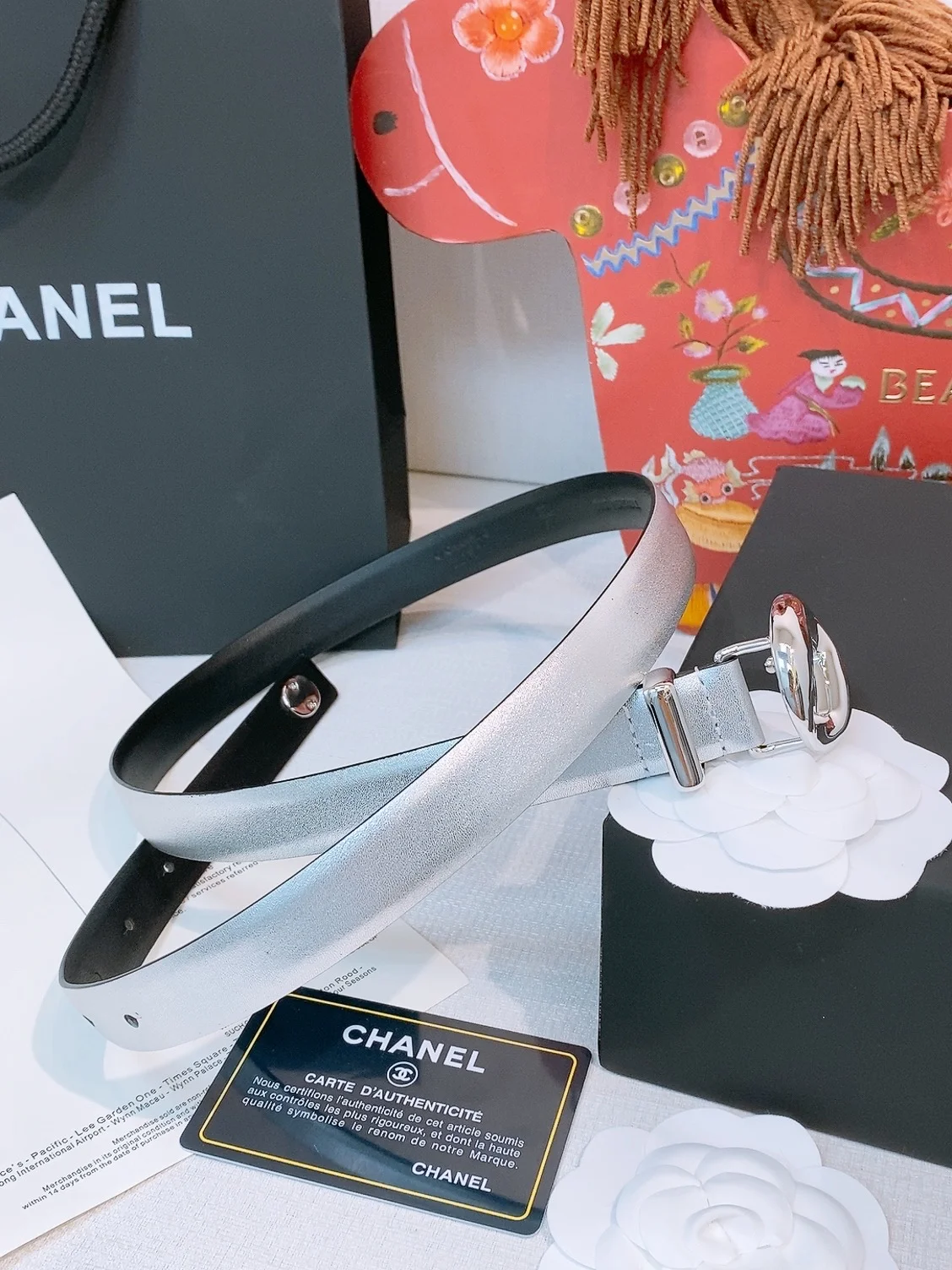 CHANEL Belts 2.0cm Width A80202608050609 - Image 3