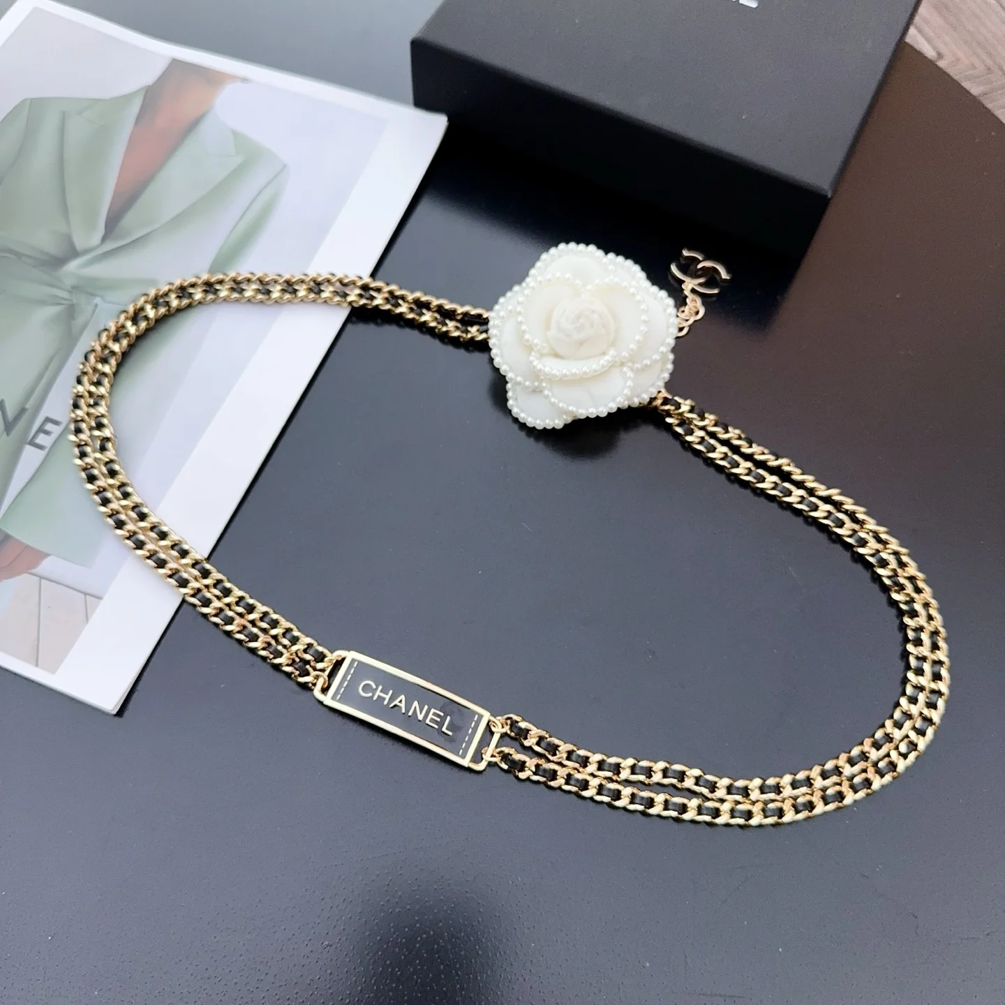 CHANEL Belts Braided Calfskin A80202608050282