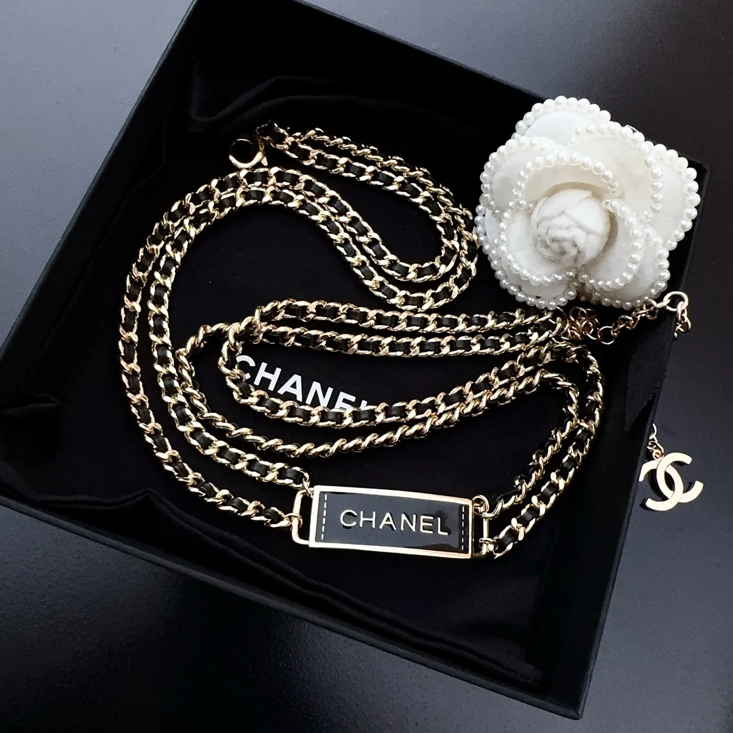 CHANEL Belts Braided Calfskin A80202608050282 - Image 3