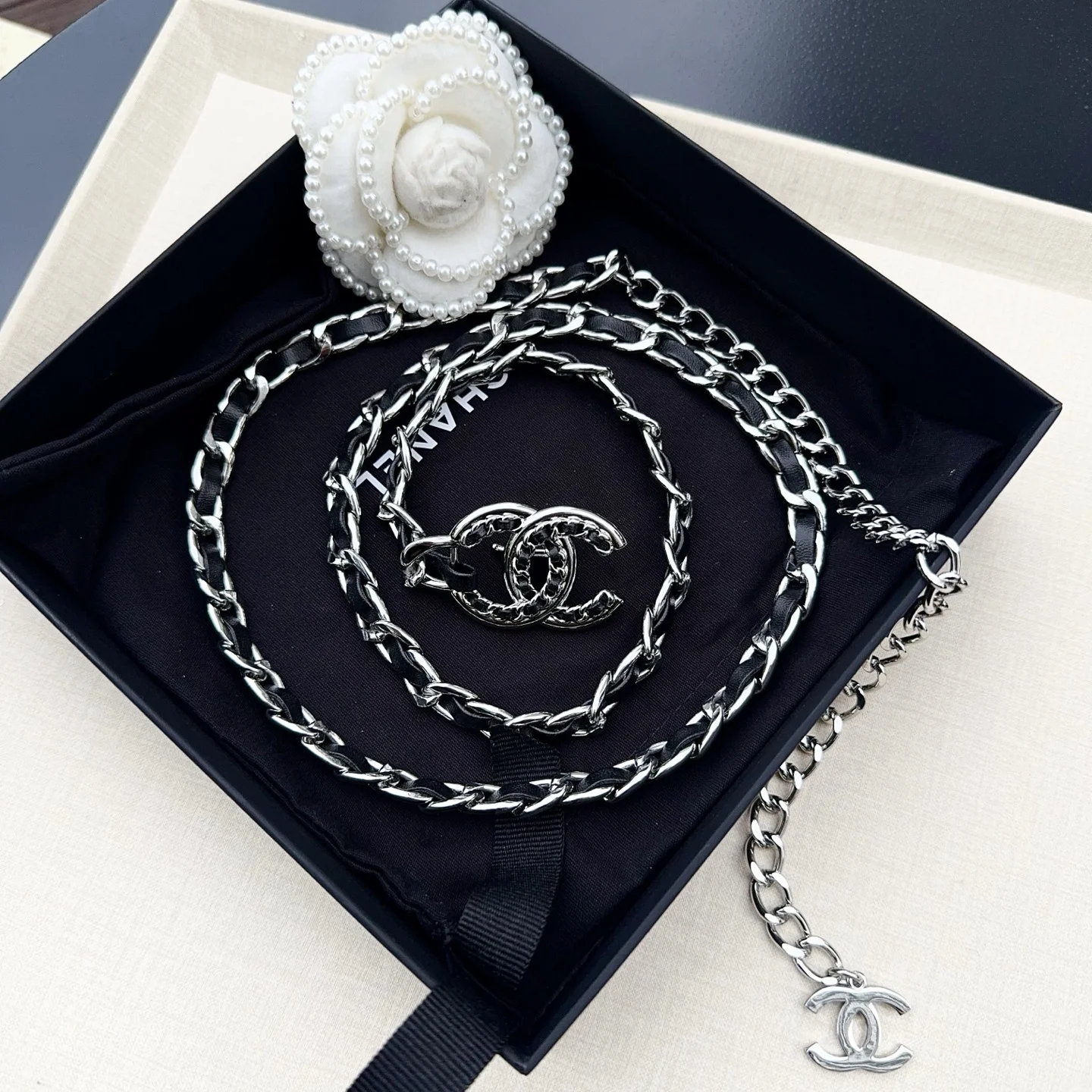 CHANEL Belts Braided Calfskin A80202608050468 - Image 3