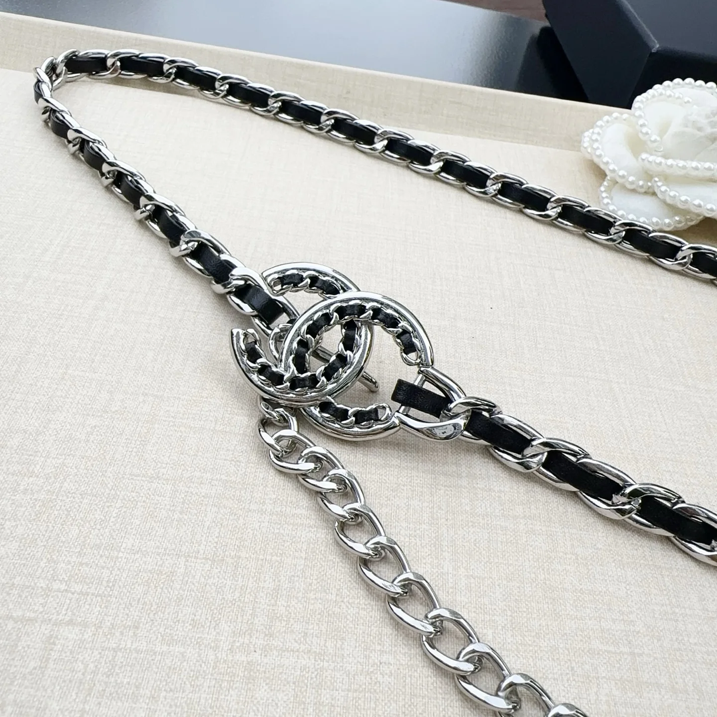 CHANEL Belts Braided Calfskin A80202608050468 - Image 8
