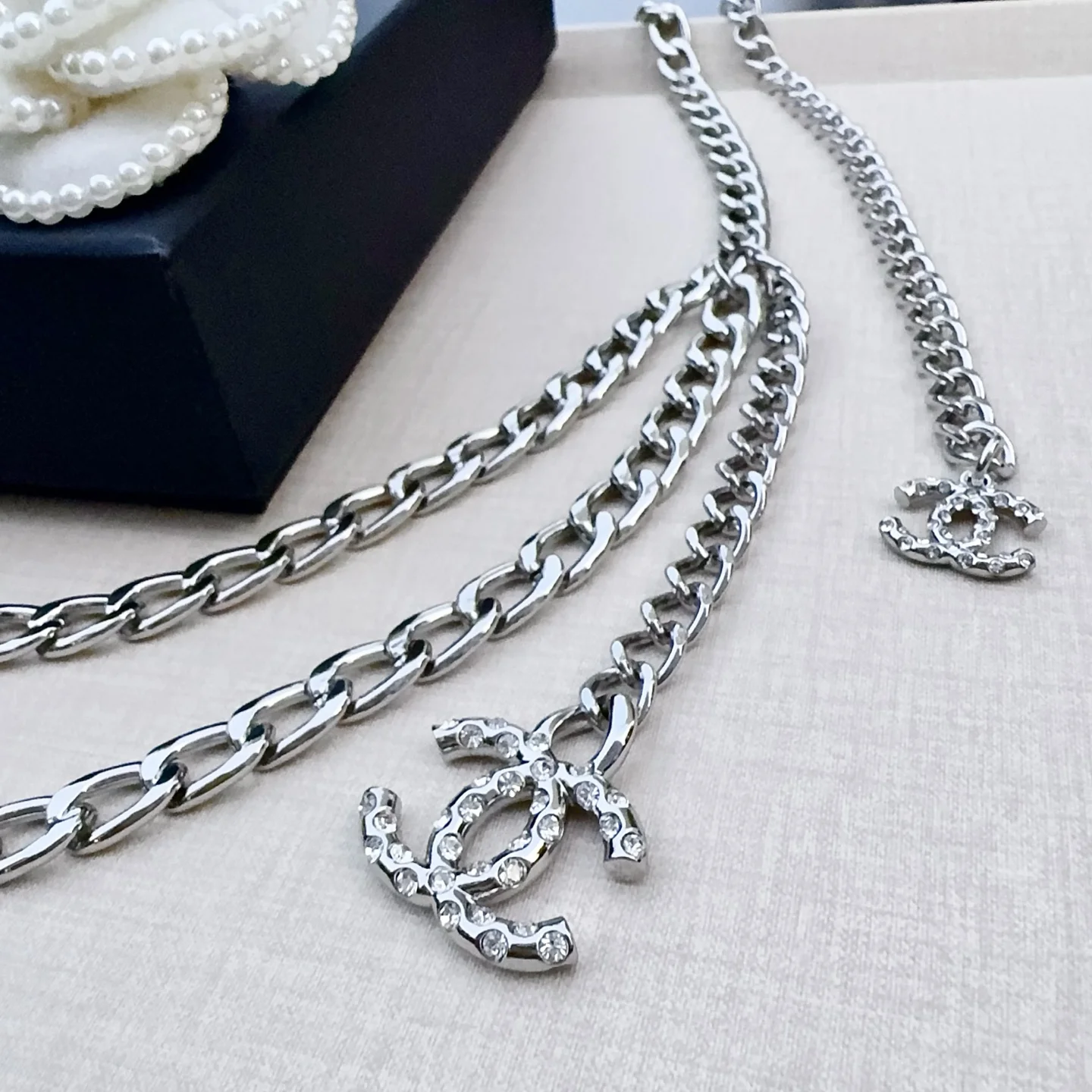 CHANEL Belts Brass Diamond A70202608050394 - Image 4