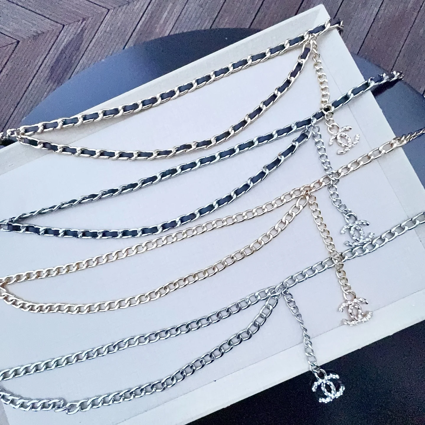 CHANEL Belts Brass Diamond A70202608050394 - Image 8