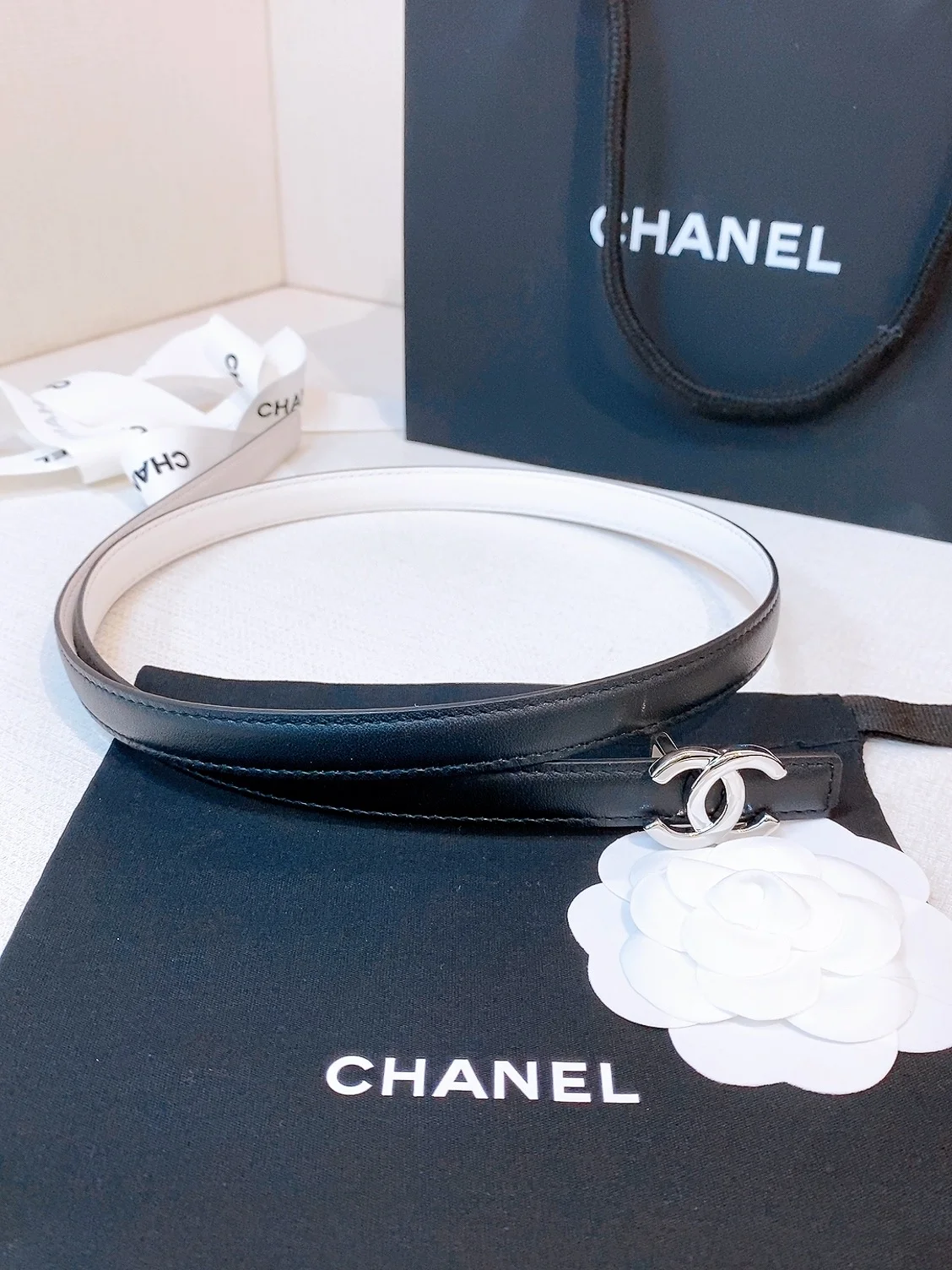 CHANEL Belts Calf Leather A60202608050769 - Image 5