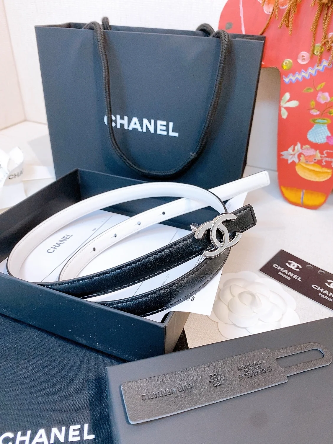 CHANEL Belts Calf Leather A60202608050769 - Image 6