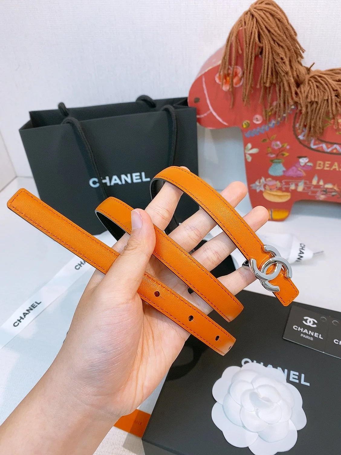 CHANEL Belts Calf Leather A60202608050779 - Image 2