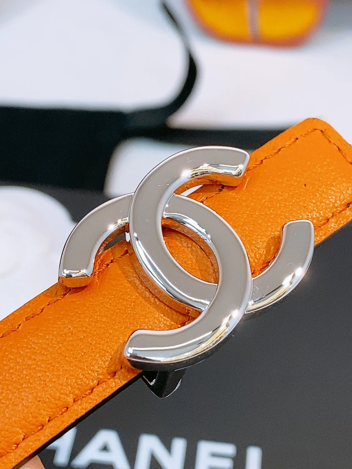CHANEL Belts Calf Leather A60202608050779 - Image 3