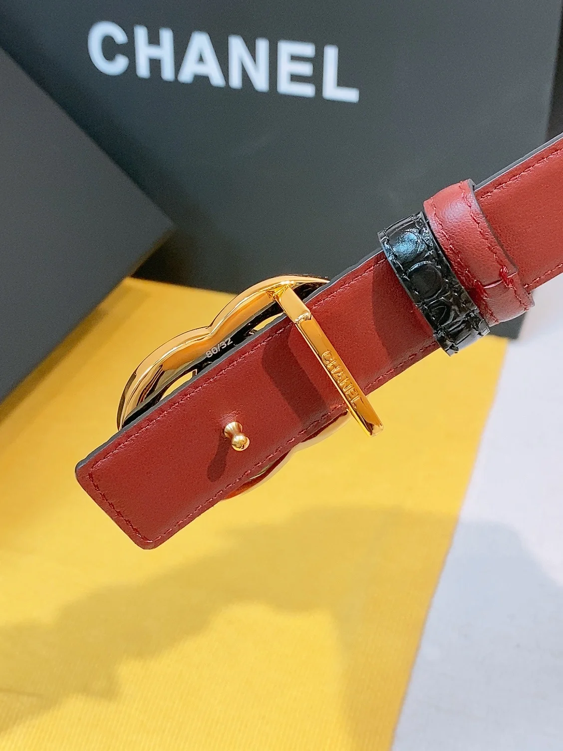 CHANEL Belts Calf Leather A70202608050577 - Image 4