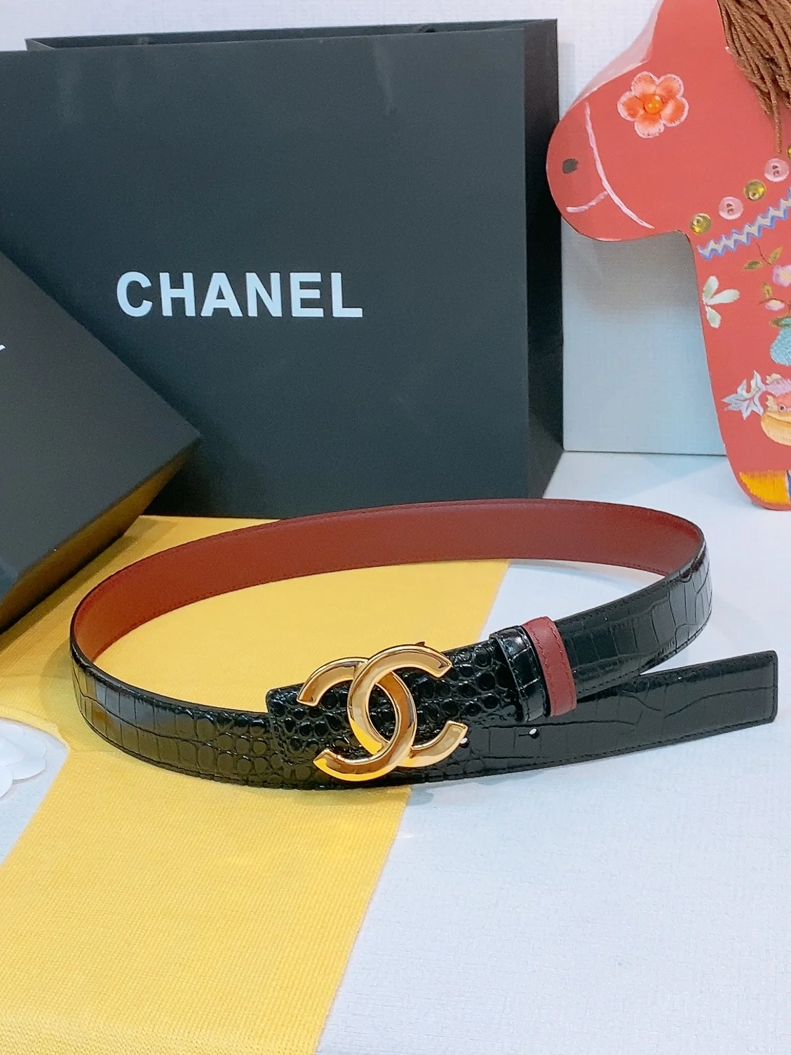 CHANEL Belts Calf Leather A70202608050577 - Image 5