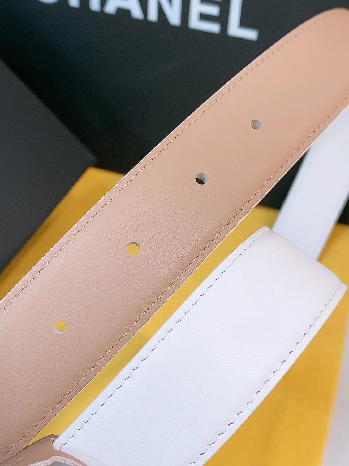 CHANEL Belts Calfskin Leather One Size A70202608050578 - Image 4
