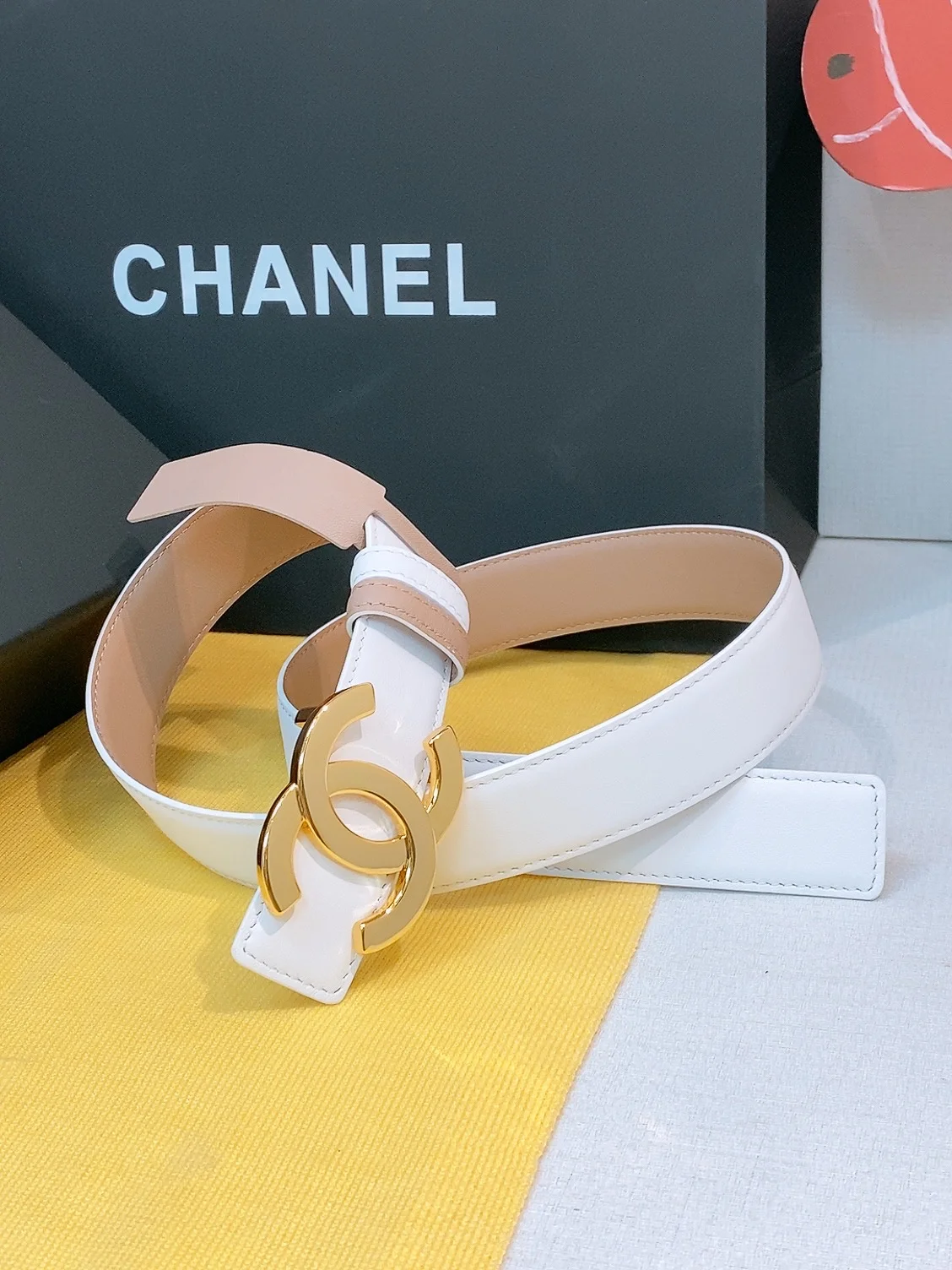 CHANEL Belts Calfskin Leather One Size A70202608050578 - Image 6
