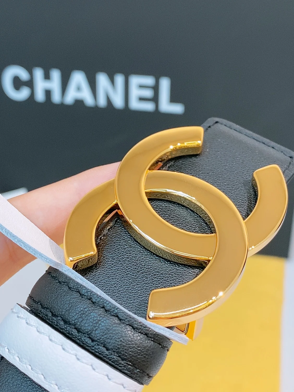 CHANEL Belts Calfskin Leather One Size A70202608050581 - Image 4