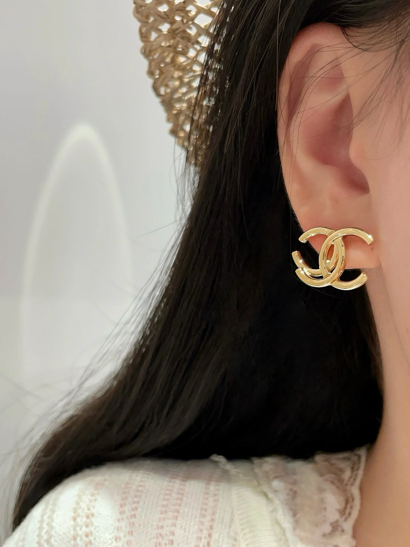 CHANEL Earrings Brass E0202608050060 - Image 3