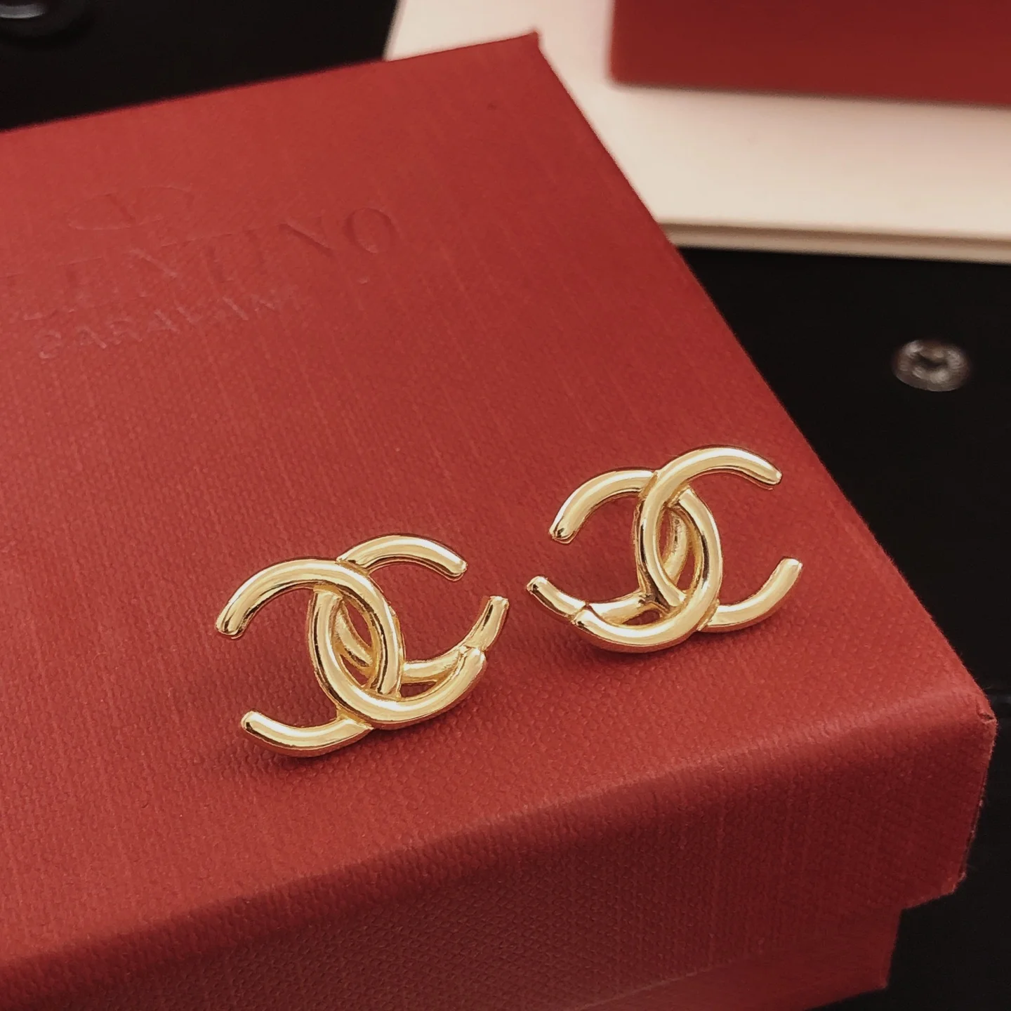 CHANEL Earrings Brass E0202608050060 - Image 5