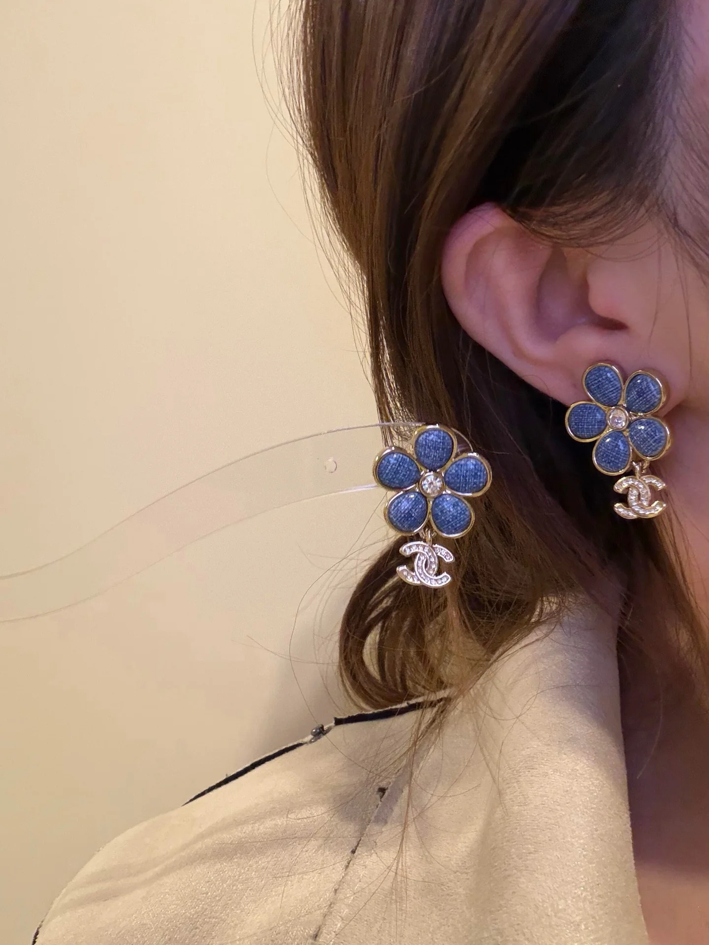 CHANEL Earrings Brass F5202608050069 - Image 8