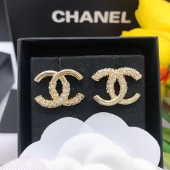 Alternative view of CHANEL Earrings Gold One Size E0202608050067