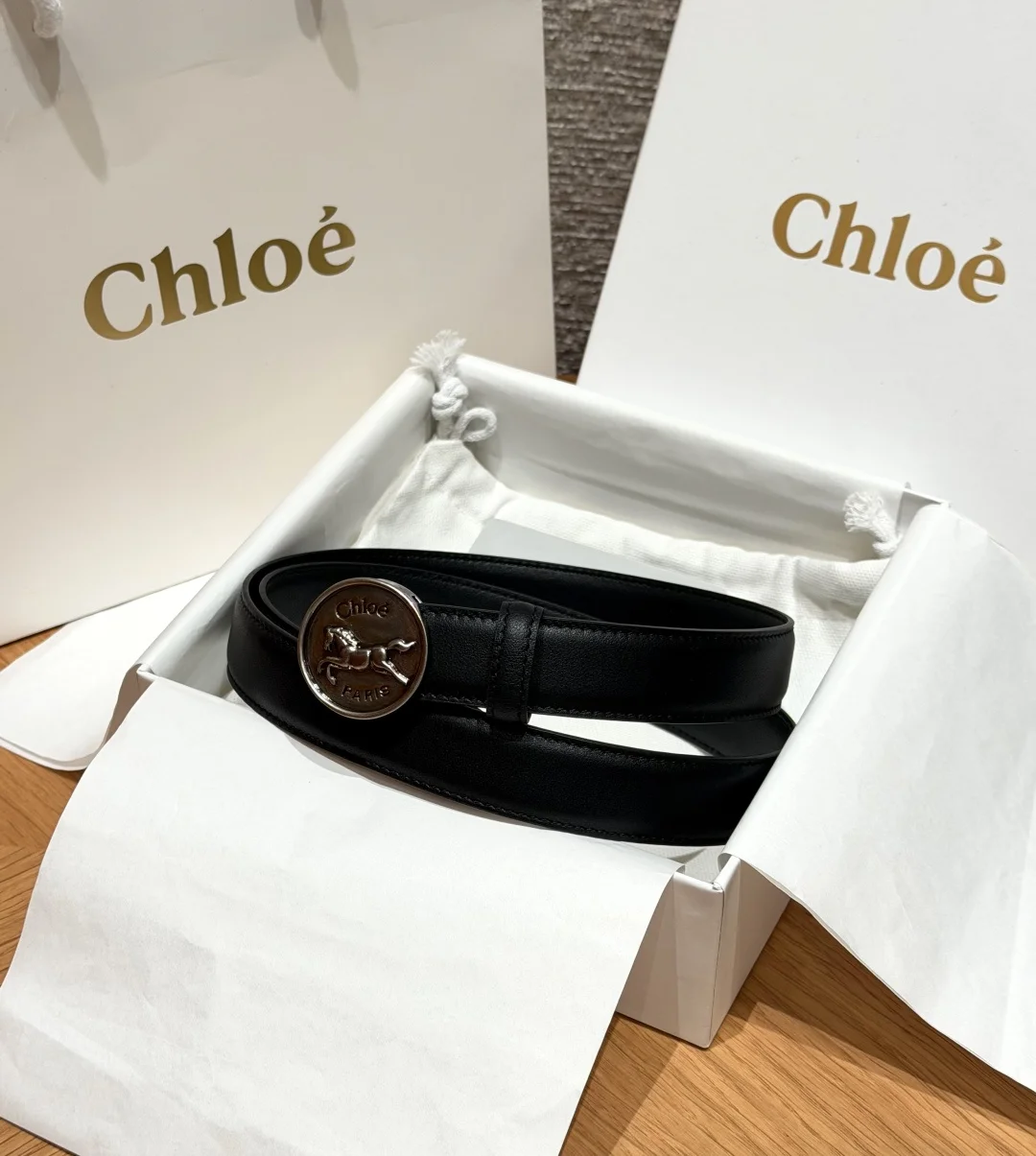 CHLOE Belts Calf Leather P170 2.5cm Width A70202608050019