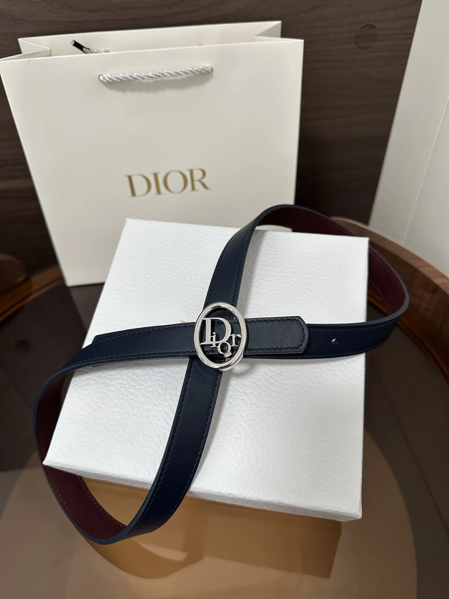 DIOR Belts Calf Leather 2.0cm Width A60202608050239