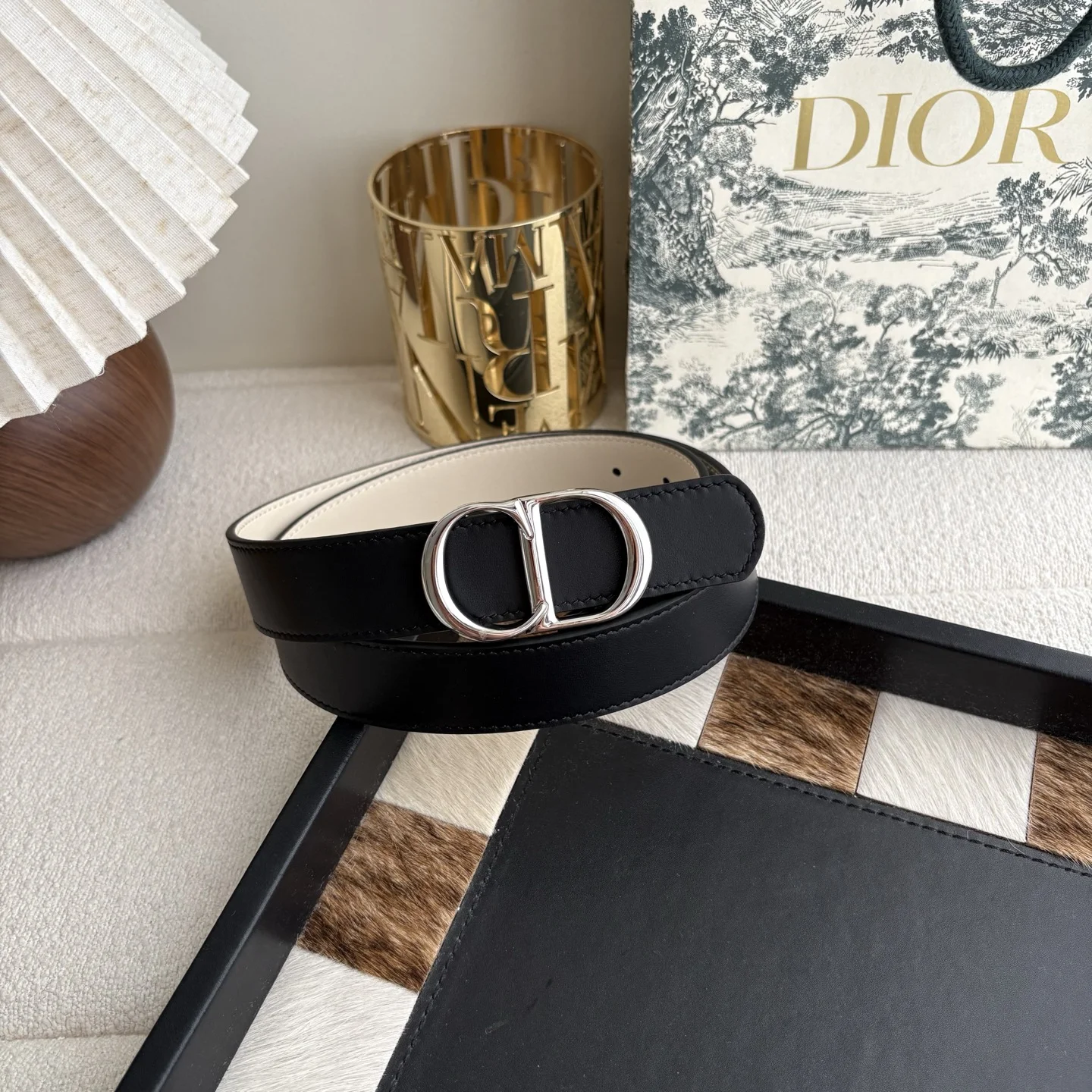 DIOR Belts Calf Leather A60202608050783 - Image 2