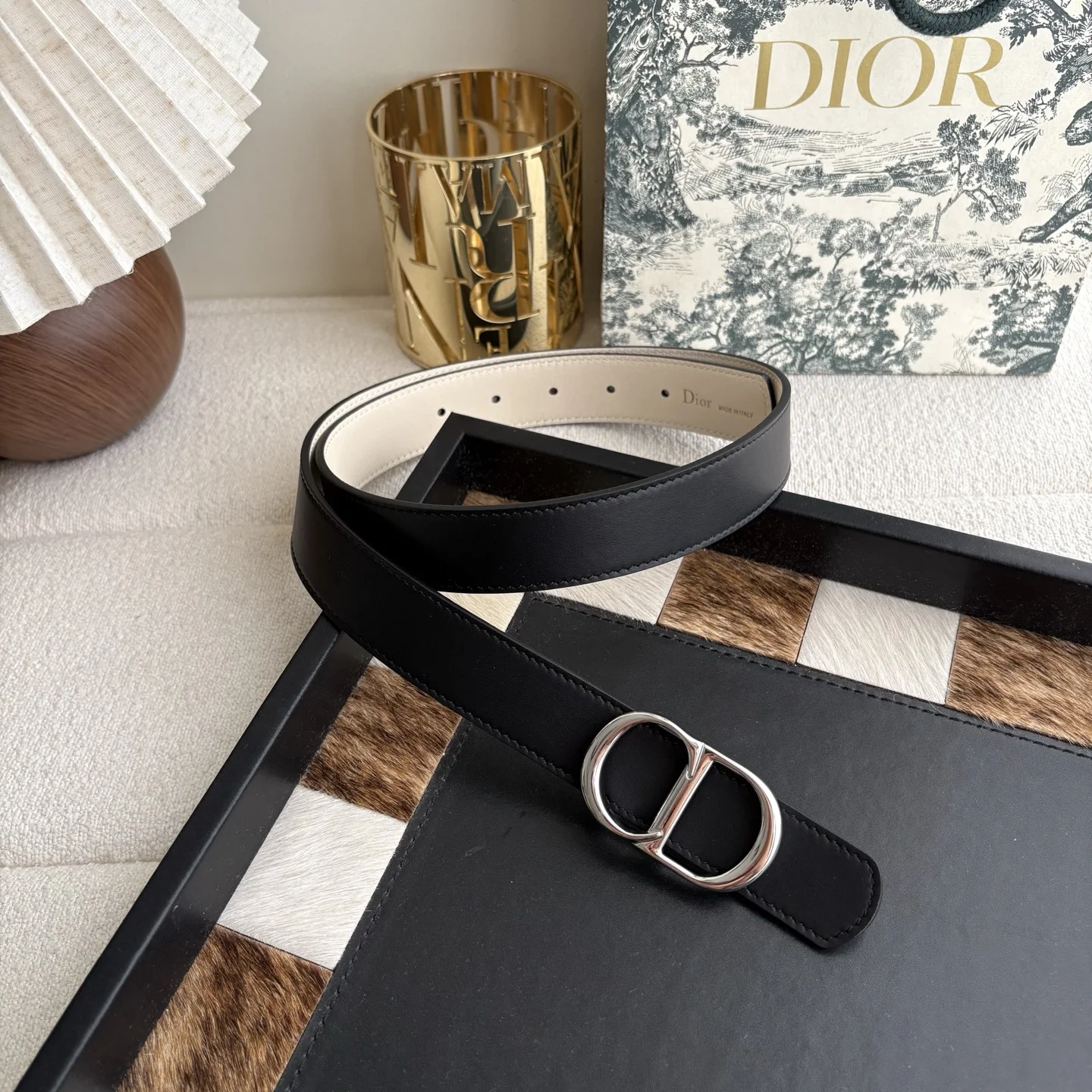 DIOR Belts Calf Leather A60202608050783 - Image 3