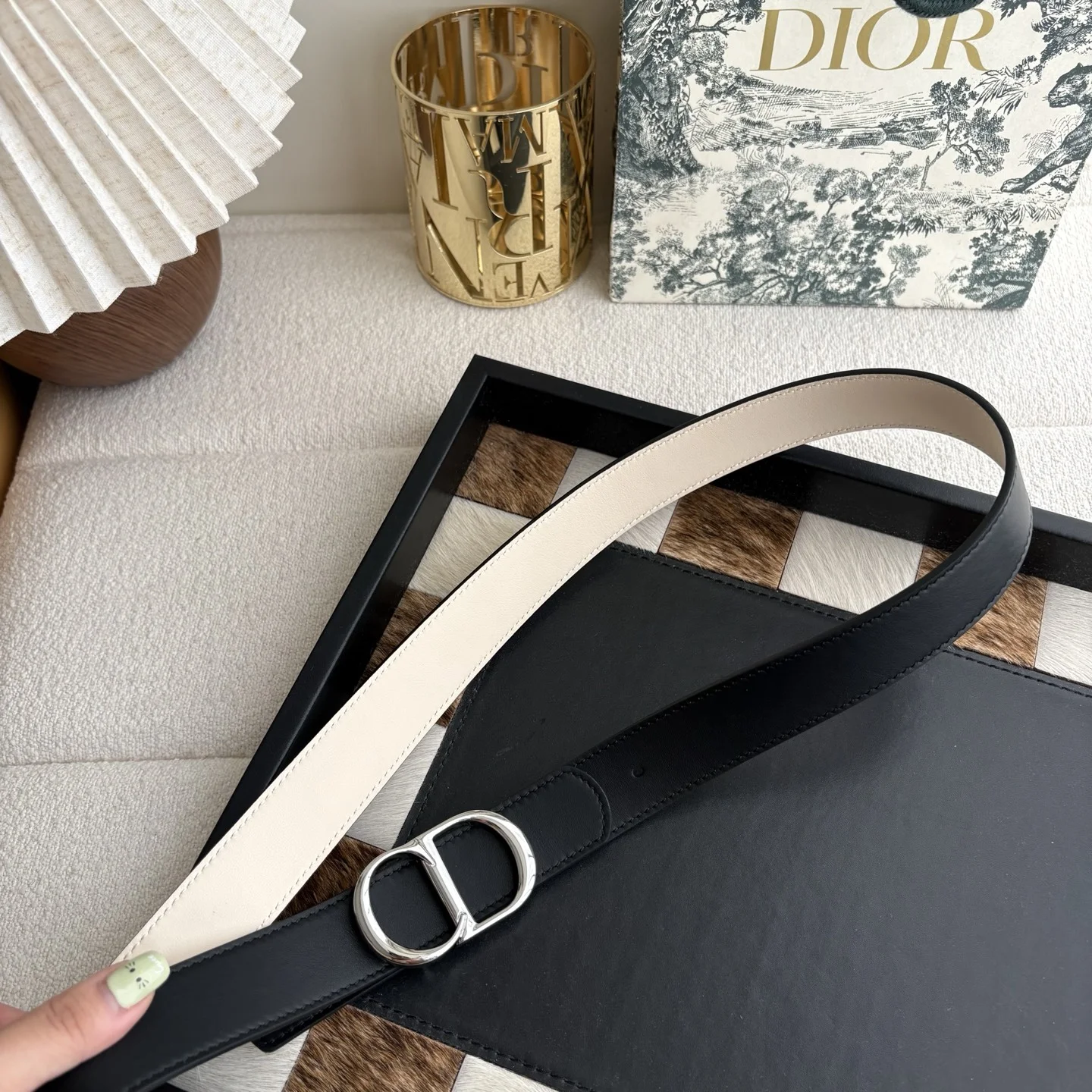 DIOR Belts Calf Leather A60202608050783 - Image 6