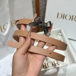 Alternative view of DIOR Belts Calf Leather One Size 1.5cm Width A70202608050161