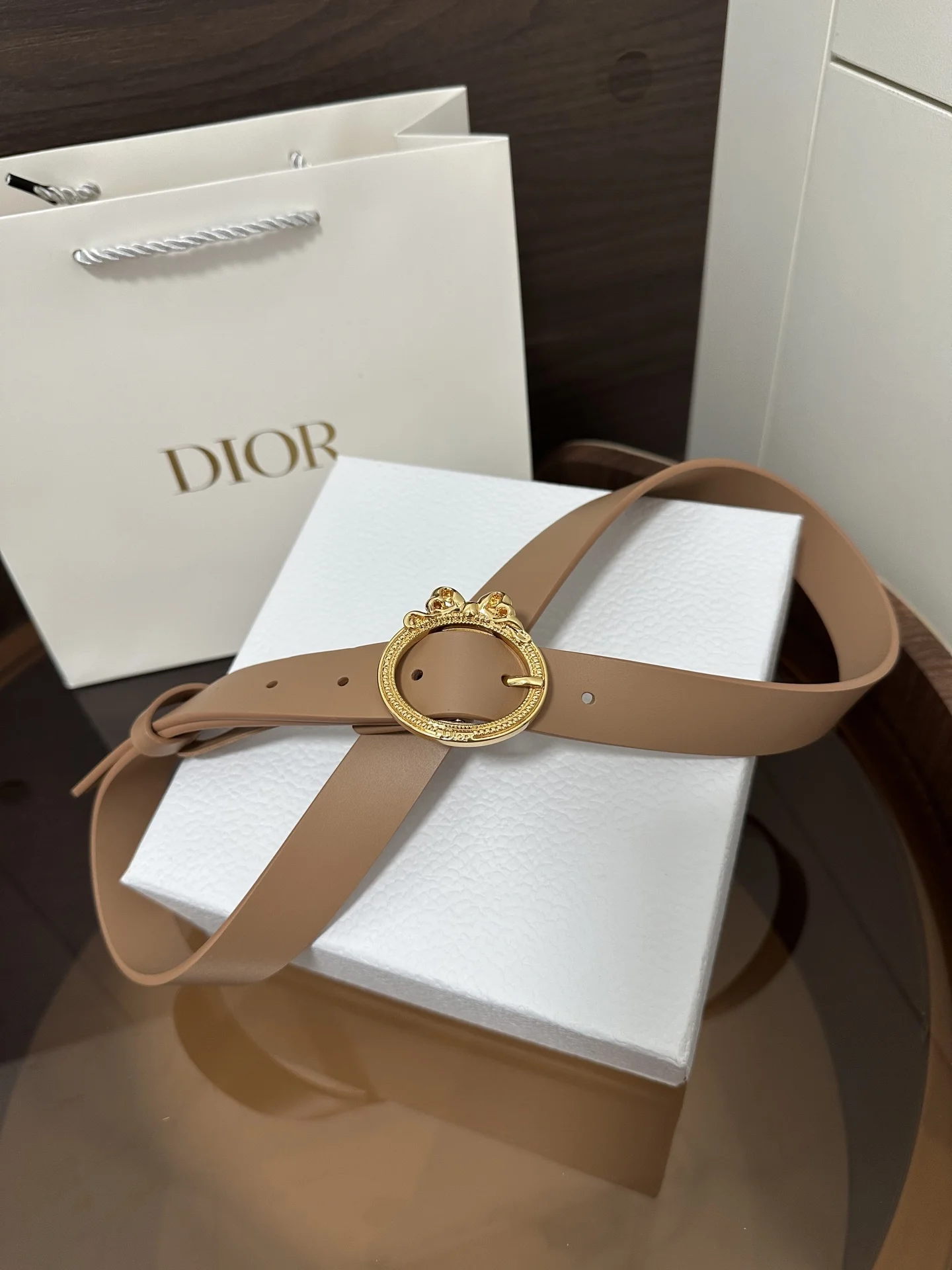 DIOR Belts Calfskin Leather 2.5cm Width A70202608050225