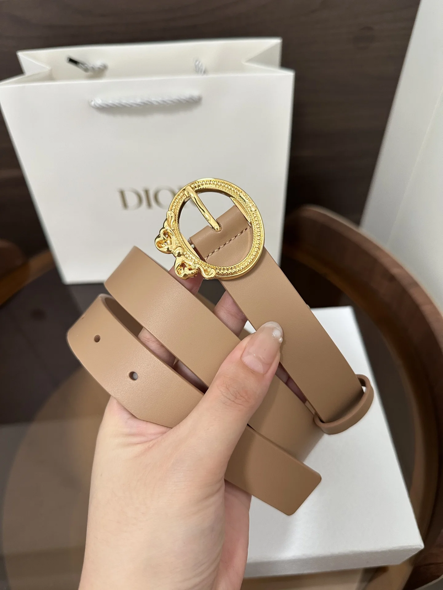 DIOR Belts Calfskin Leather 2.5cm Width A70202608050225 - Image 4