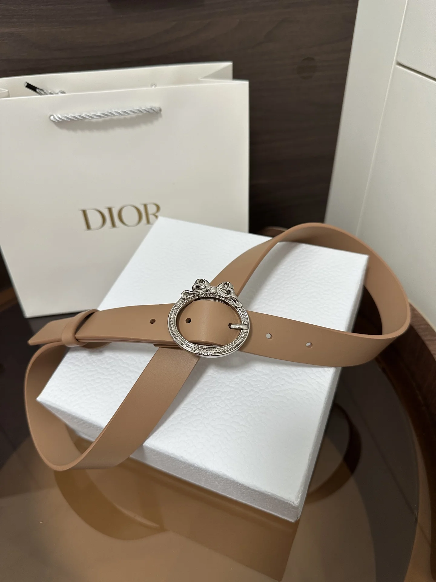 DIOR Belts Calfskin Leather 2.5cm Width A70202608050226