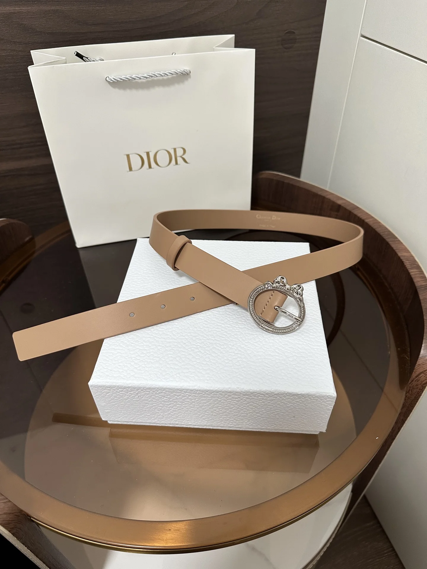DIOR Belts Calfskin Leather 2.5cm Width A70202608050226 - Image 2