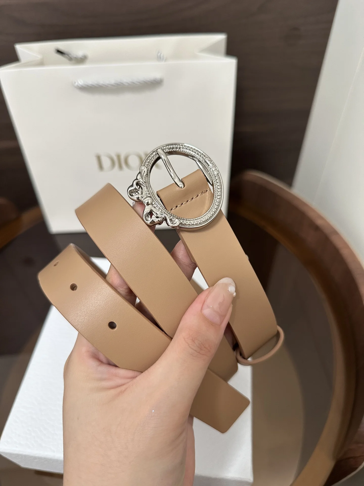 DIOR Belts Calfskin Leather 2.5cm Width A70202608050226 - Image 4