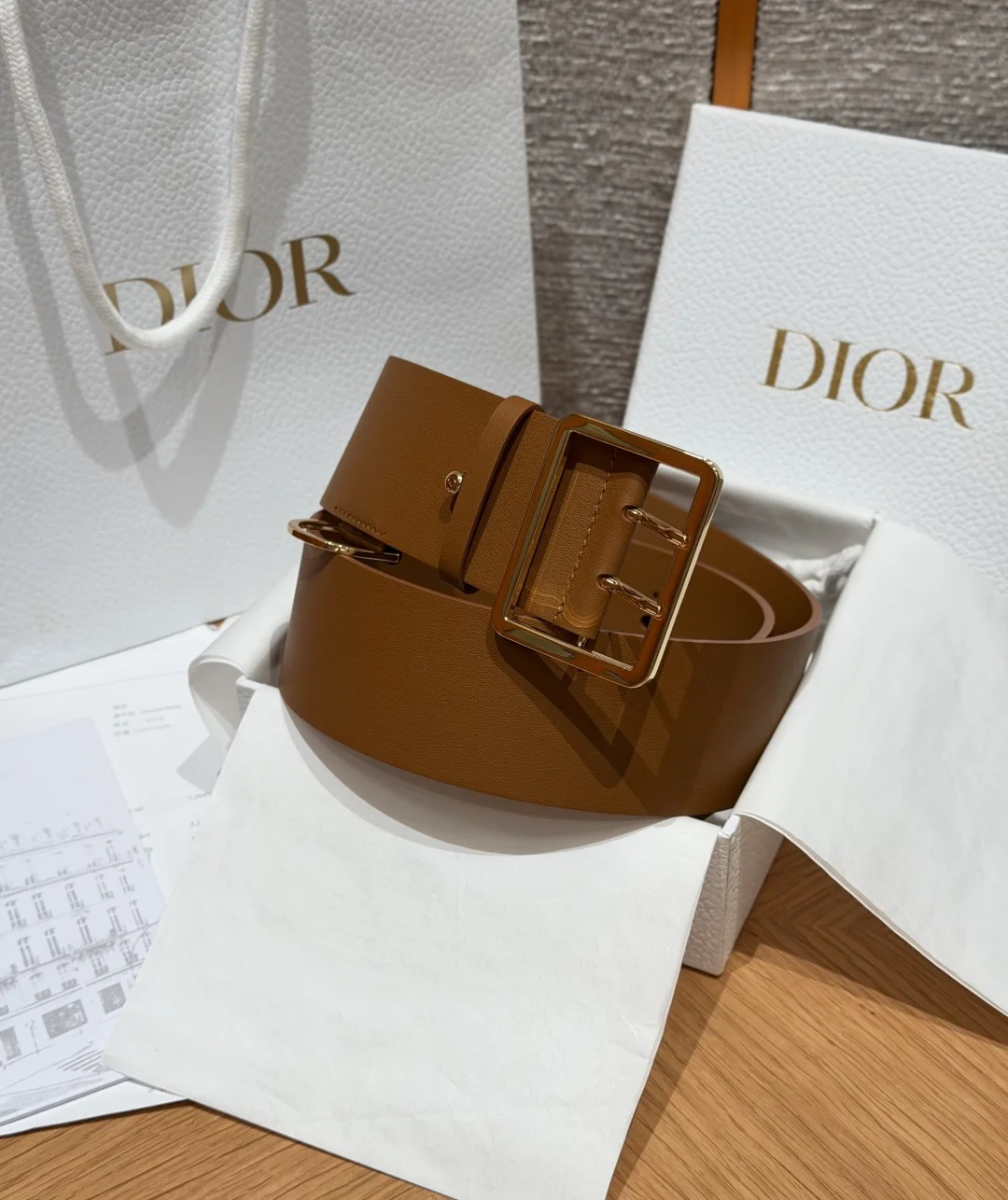 DIOR Belts Calfskin Leather 5.0cm Width A90202608050167