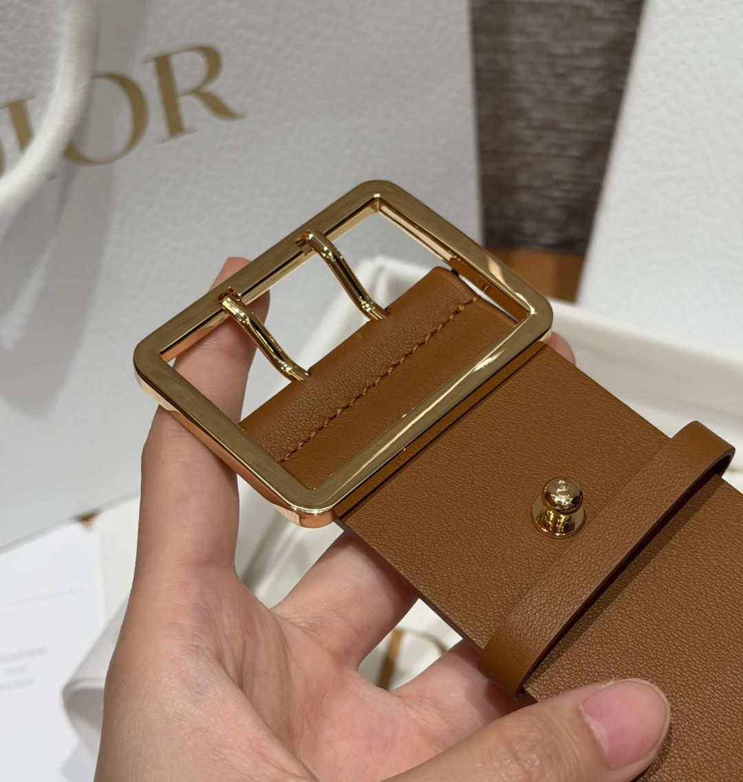 DIOR Belts Calfskin Leather 5.0cm Width A90202608050167 - Image 5