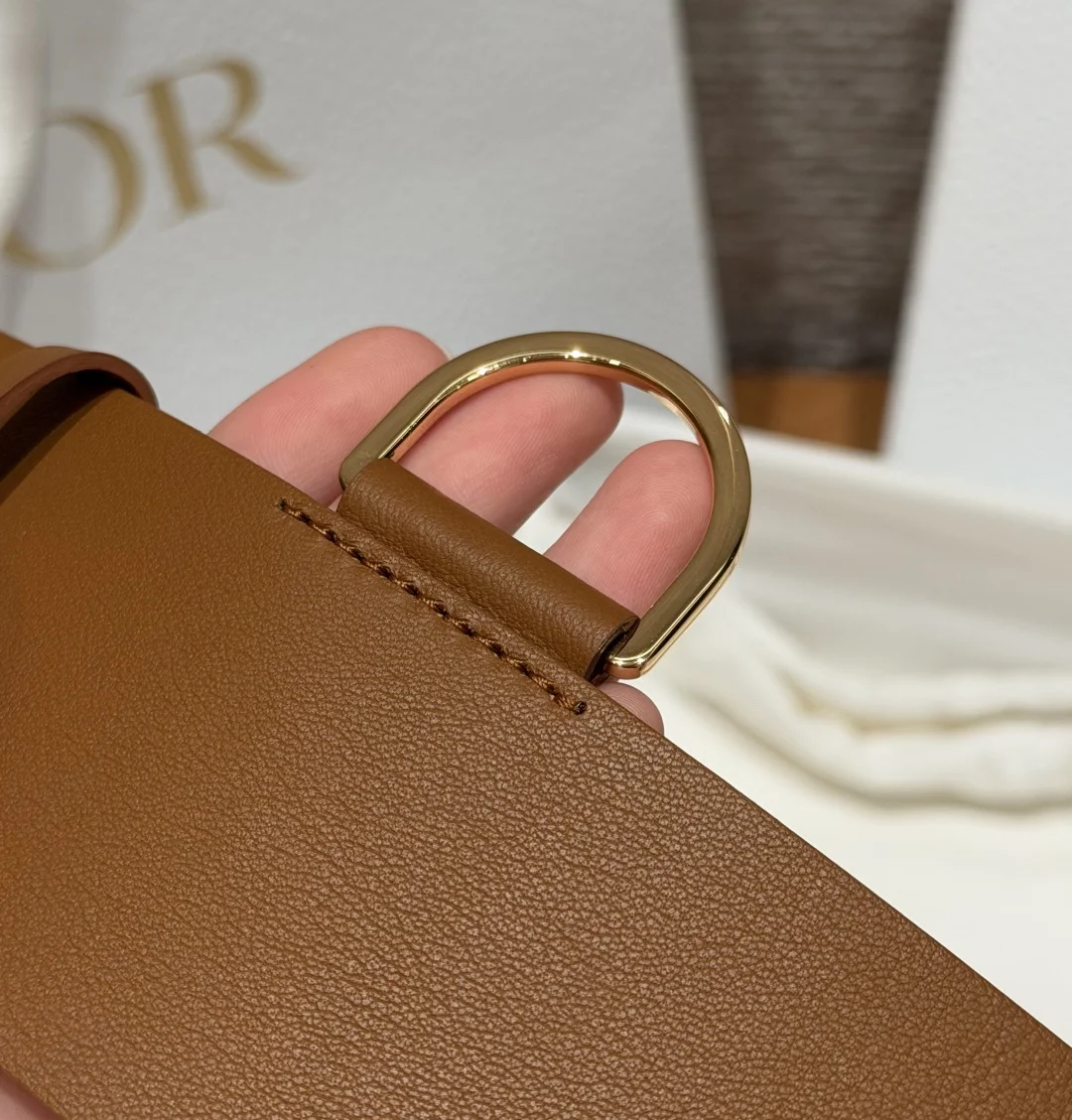 DIOR Belts Calfskin Leather 5.0cm Width A90202608050167 - Image 6