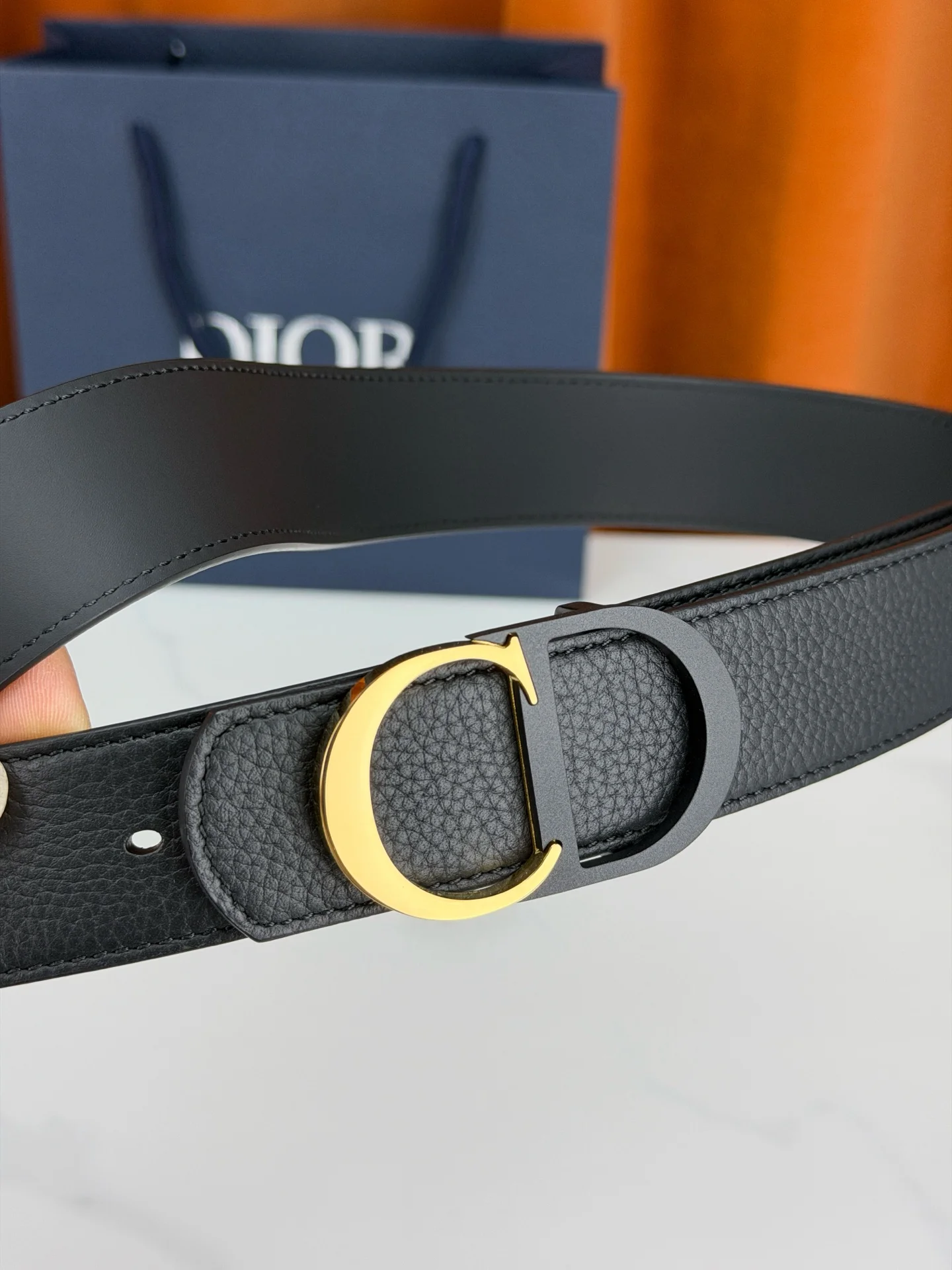 DIOR Belts Calfskin Leather A60202608050192 - Image 3